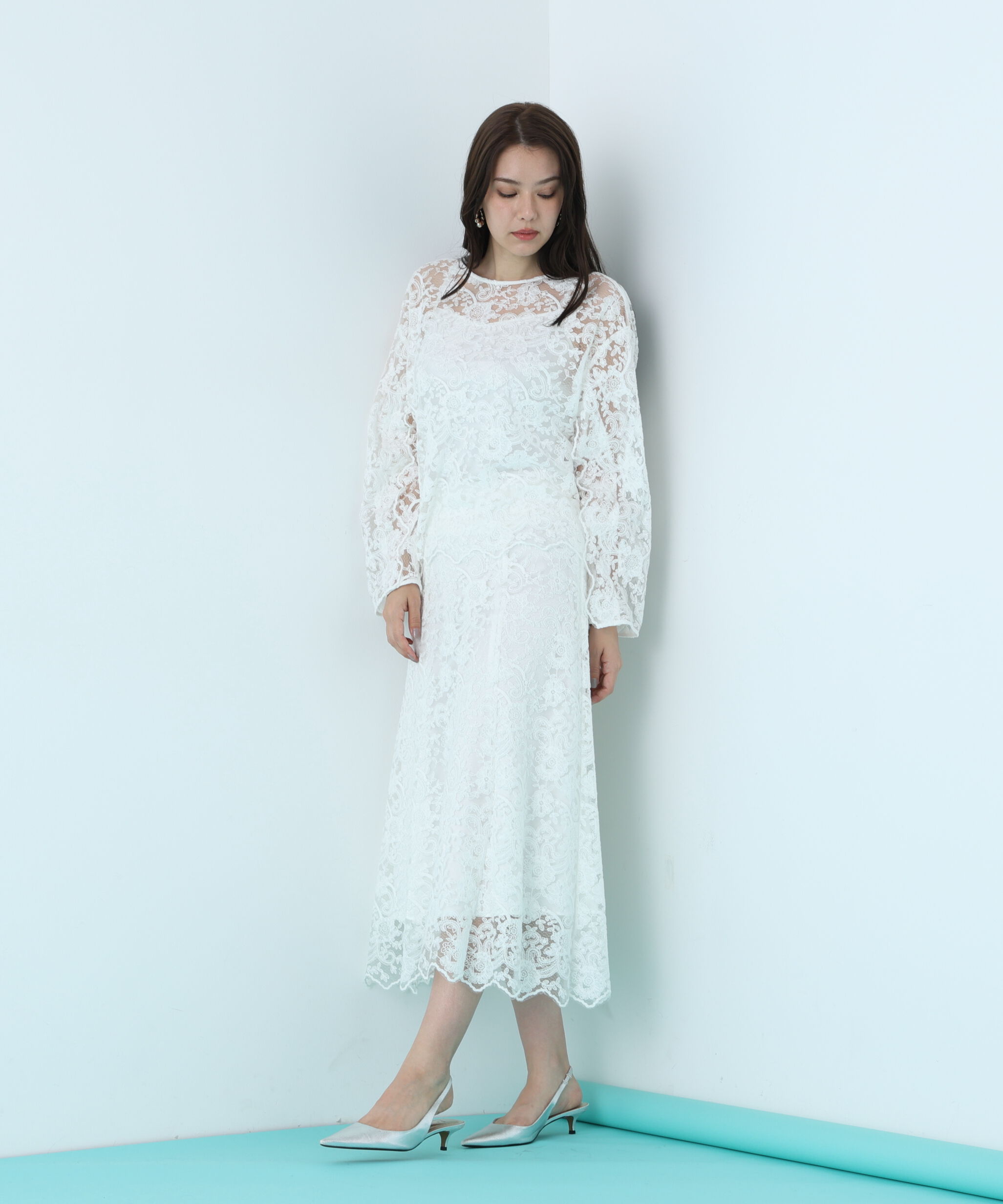  「スカラレースブラウス」|シャツ・ブラウス|