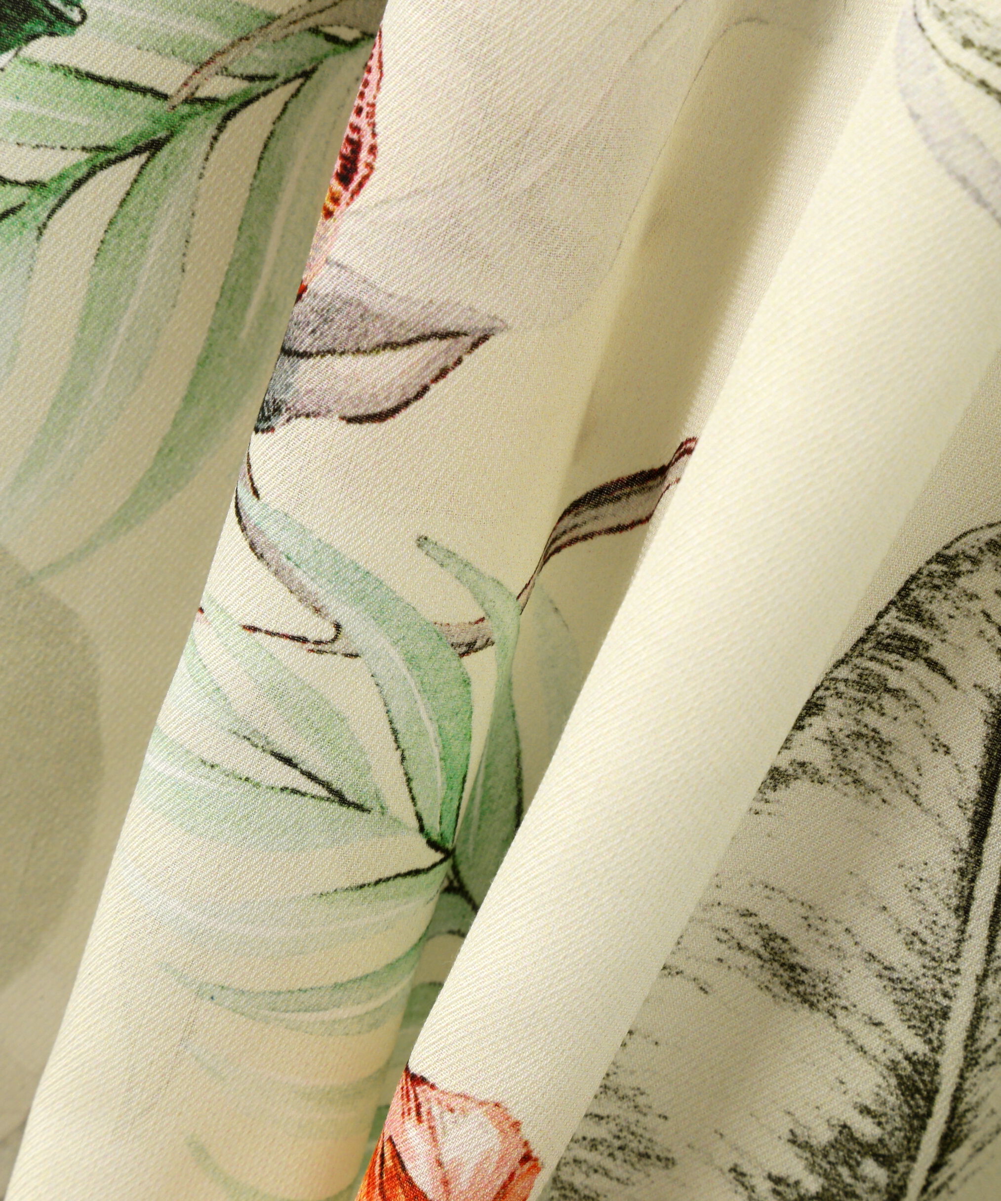  「ボタニカルアートプリントワンピース」|ワンピース|