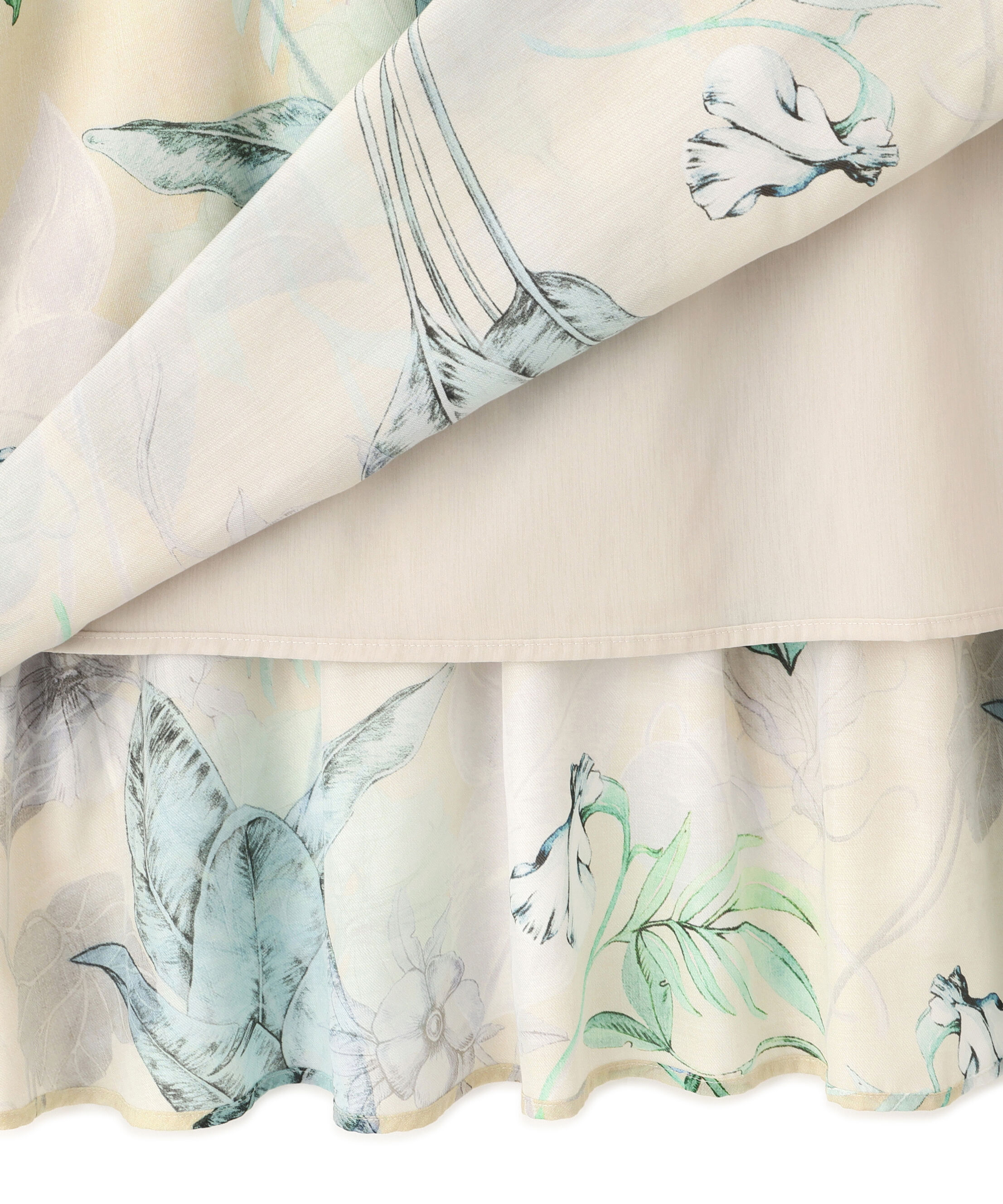  「ボタニカルアートプリントワンピース」|ワンピース|