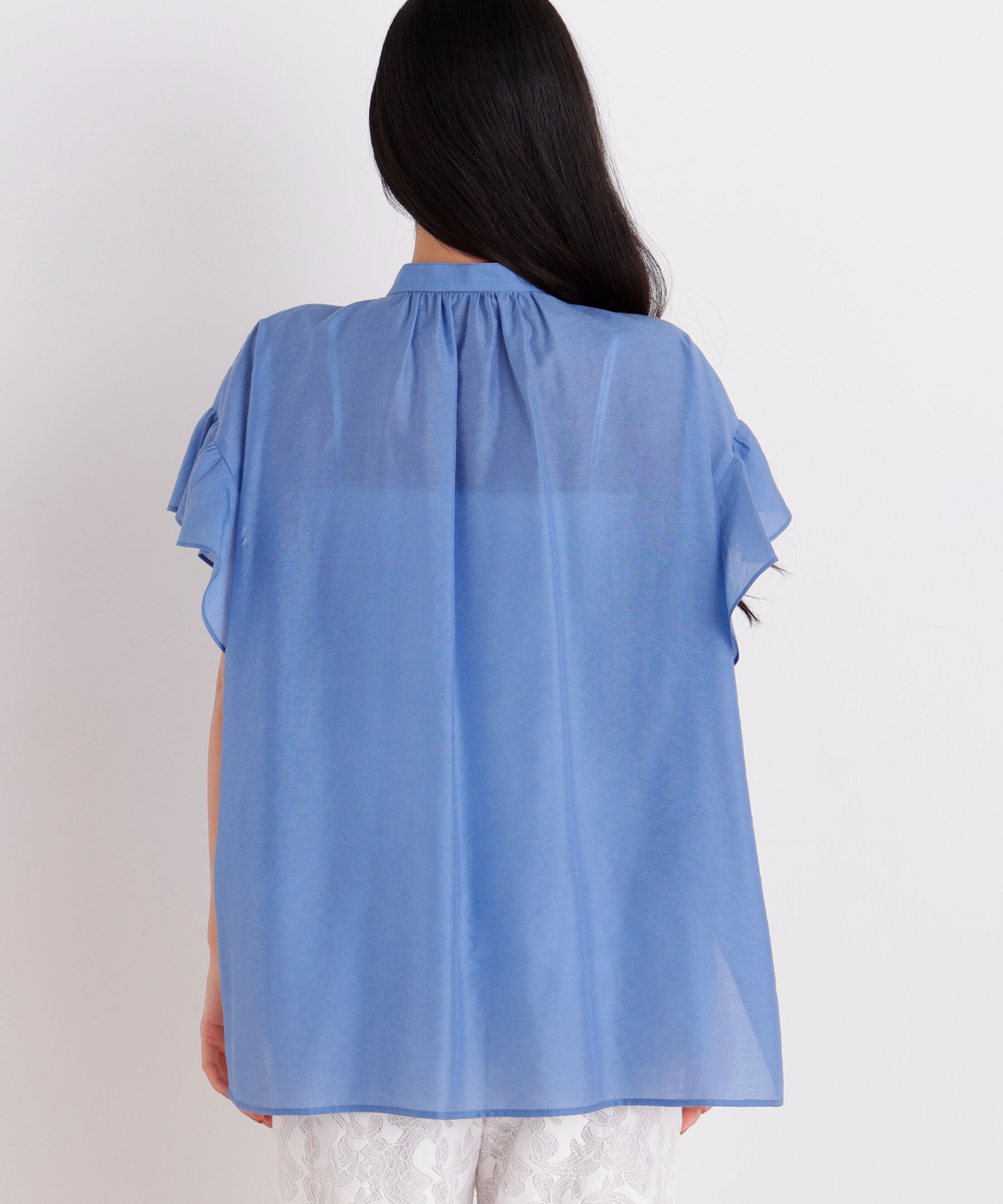  「ラッフルスリーブブラウス」|シャツ・ブラウス|