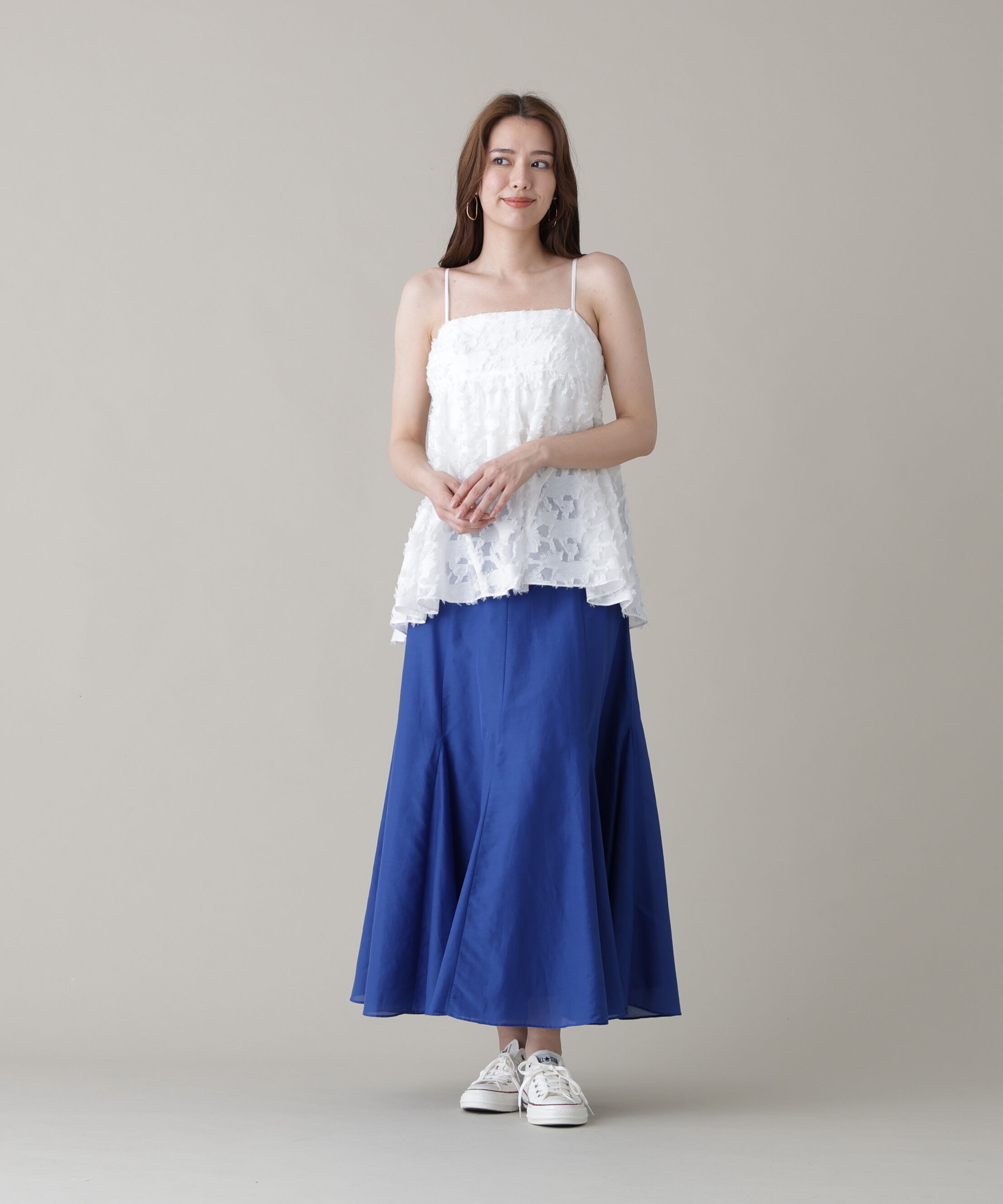  「カットジャカードチュニックブラウス」|シャツ・ブラウス|