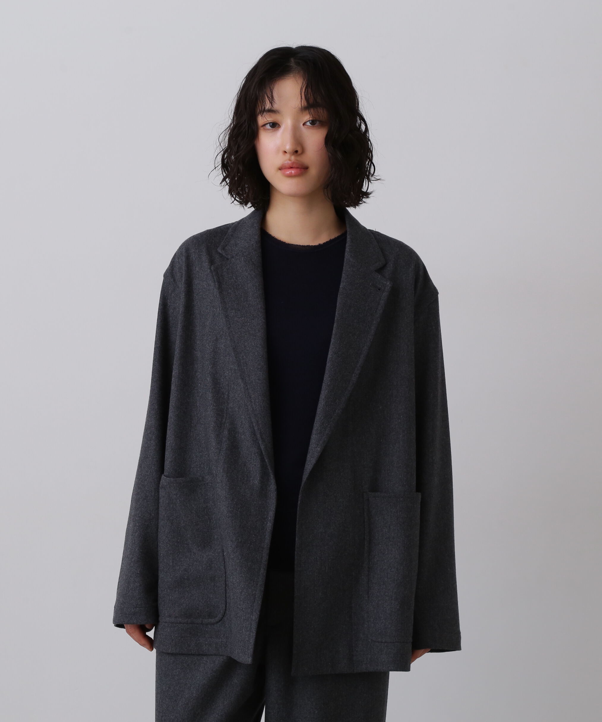 YLEVE 「YLEVE / SUPER120's WOOL FLANNEL JACKET」|その他|グレー