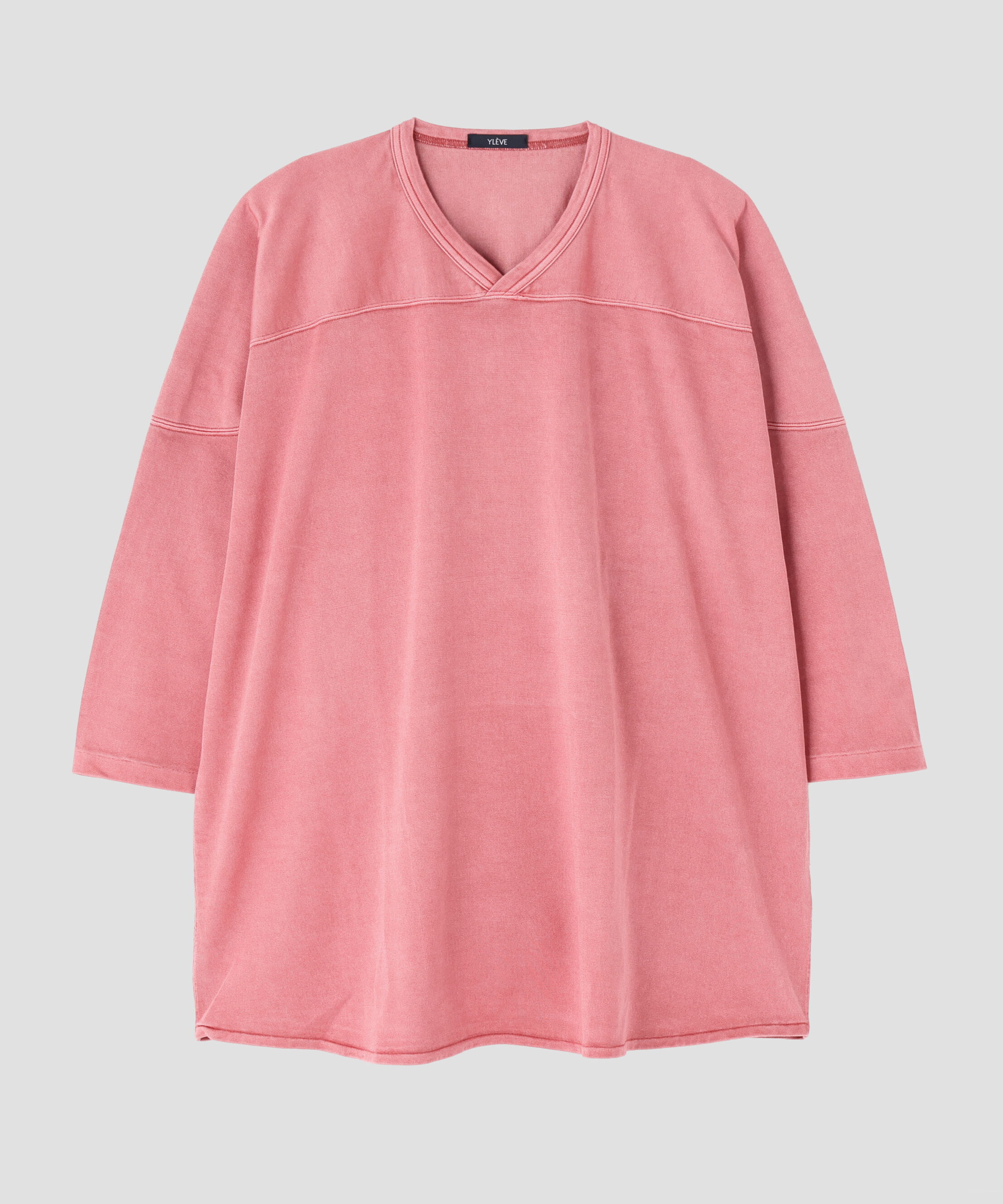 YLEVE 「YLEVE / COTTON RAYON PIGMENT DYE HOCKEY PULLOVER」|Tシャツ・カットソー|レッド