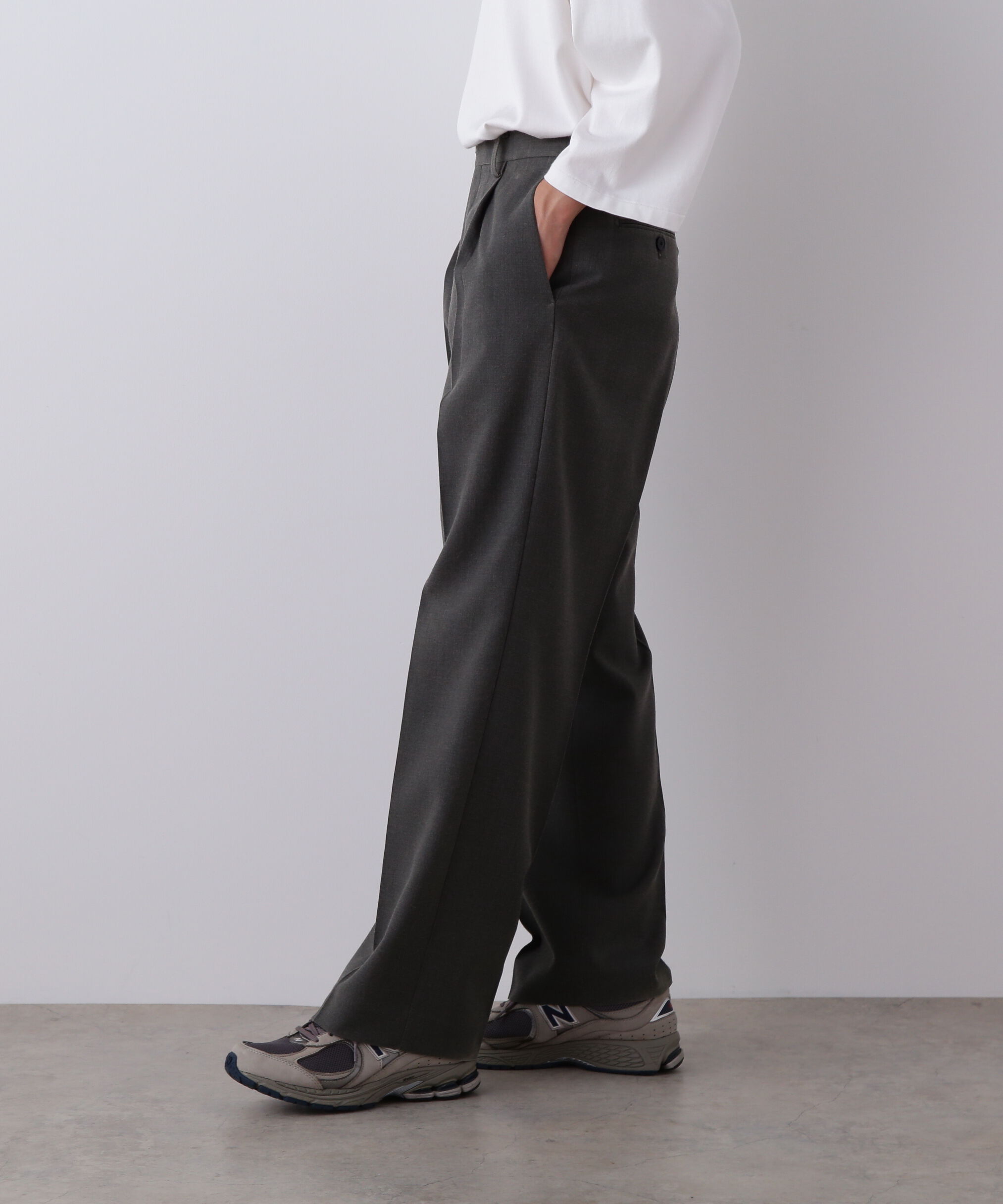 YLEVE 「YLEVE / VINTAGE PIGMENTDYE WOOL TACK TROUSERS」|その他|