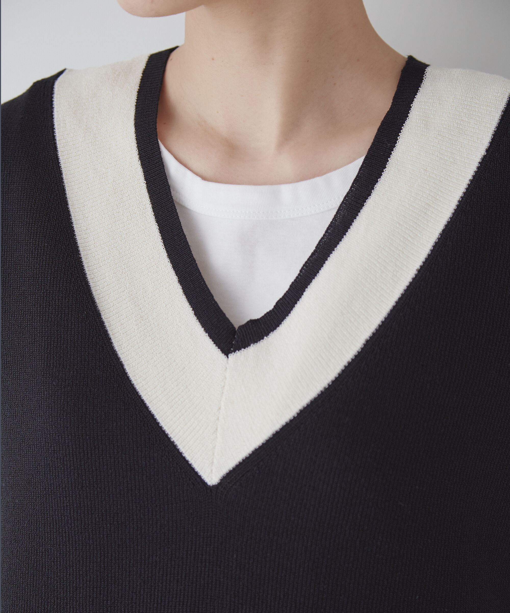  「◆バイカラーニット」|ニット・セーター|