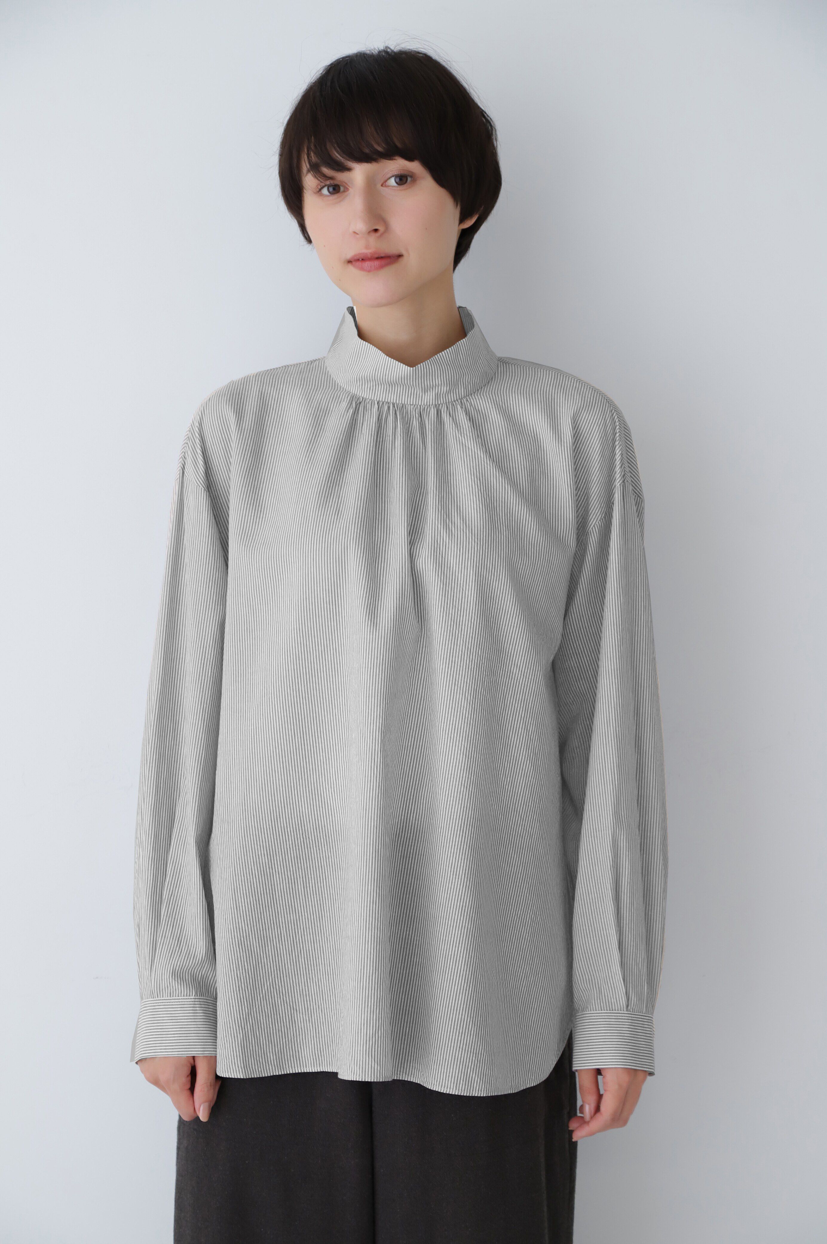  「◆ストライプボウタイブラウス」|シャツ・ブラウス|