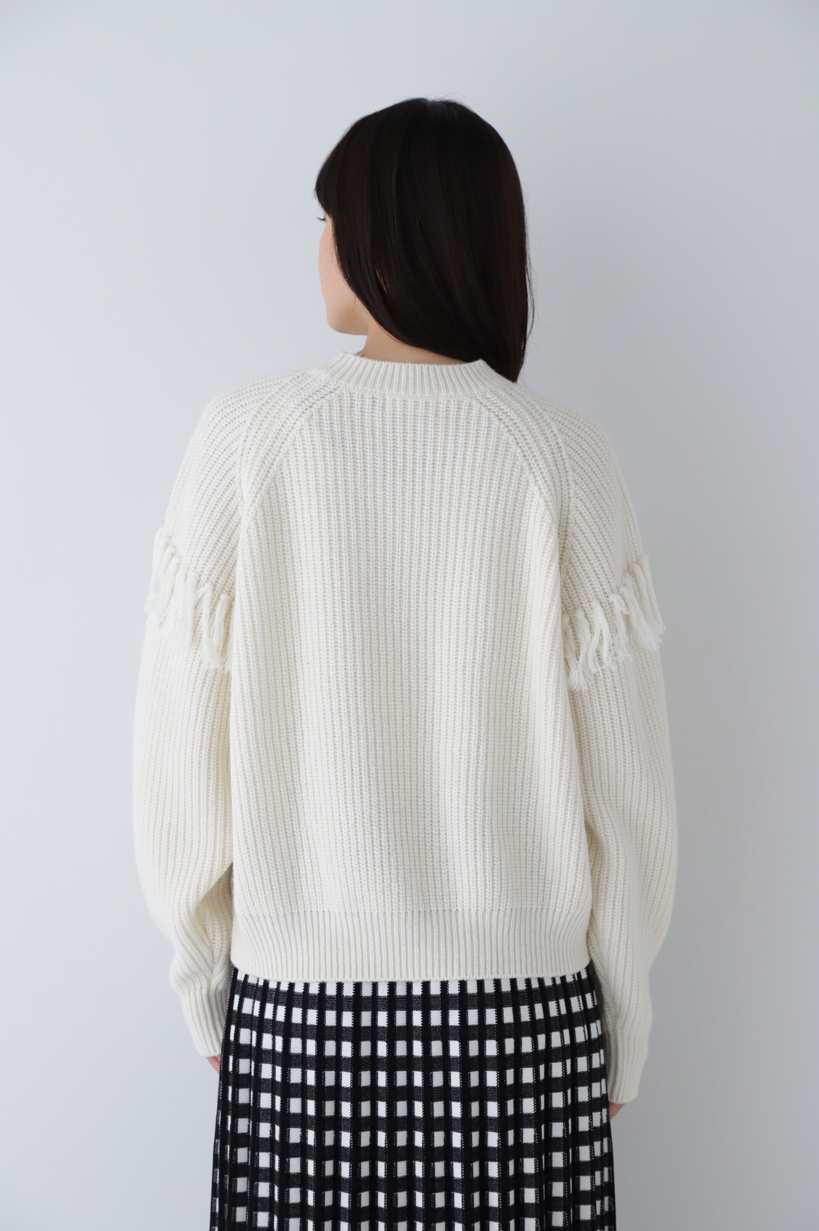  「◆フリンジニットプルオーバー」|ニット・セーター|