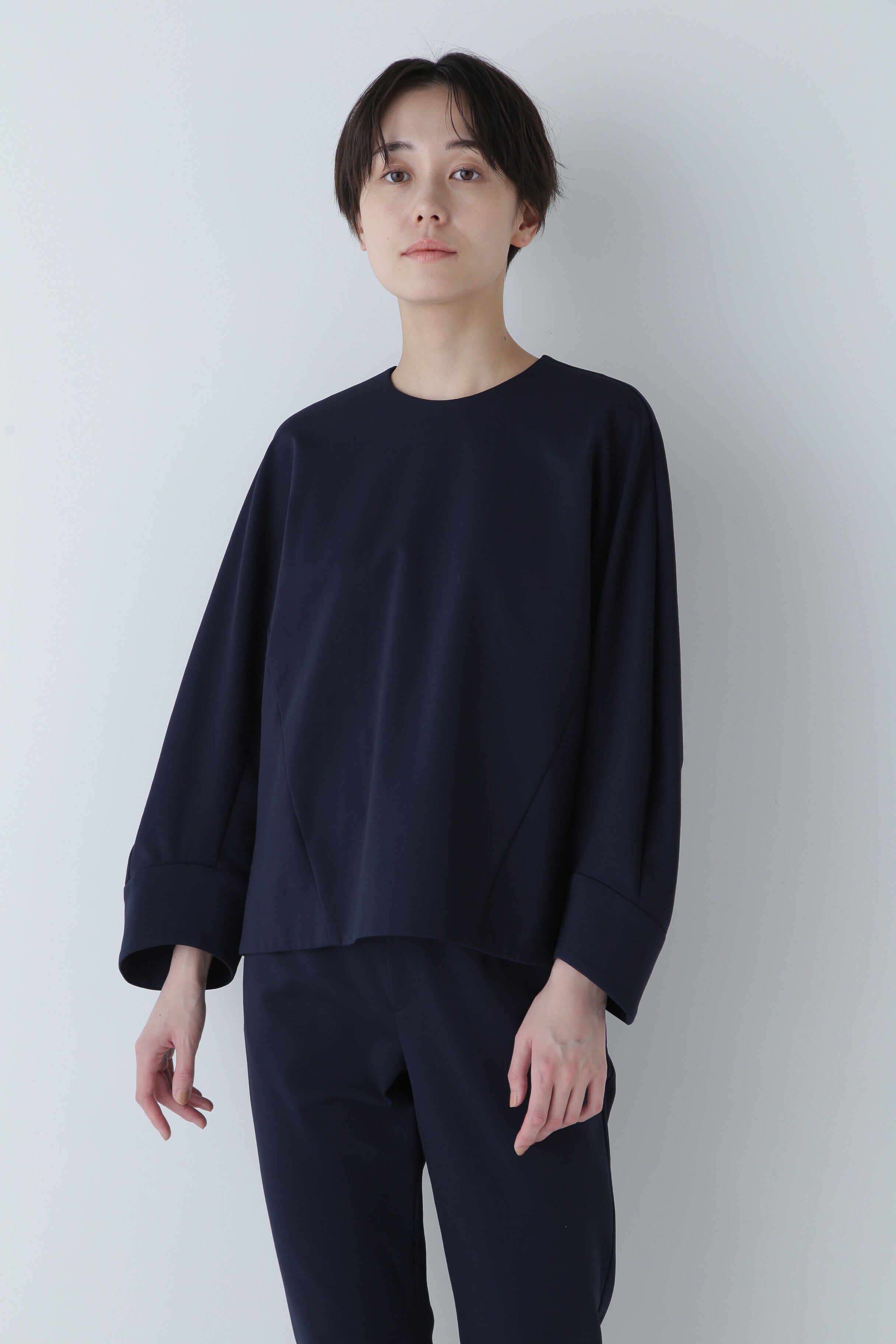  「ストレッチポンチブラウス」|シャツ・ブラウス|