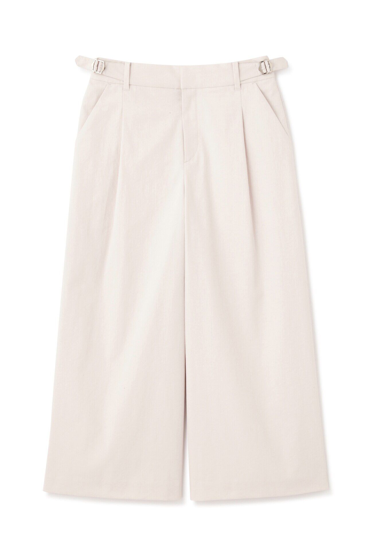  「◆クールマックス綿麻短丈ワイドパンツ」|その他|