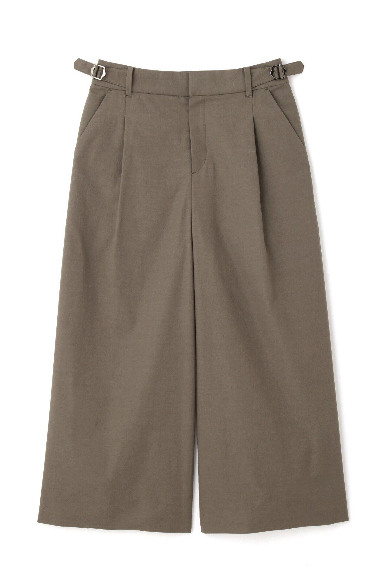  「◆クールマックス綿麻短丈ワイドパンツ」|その他|