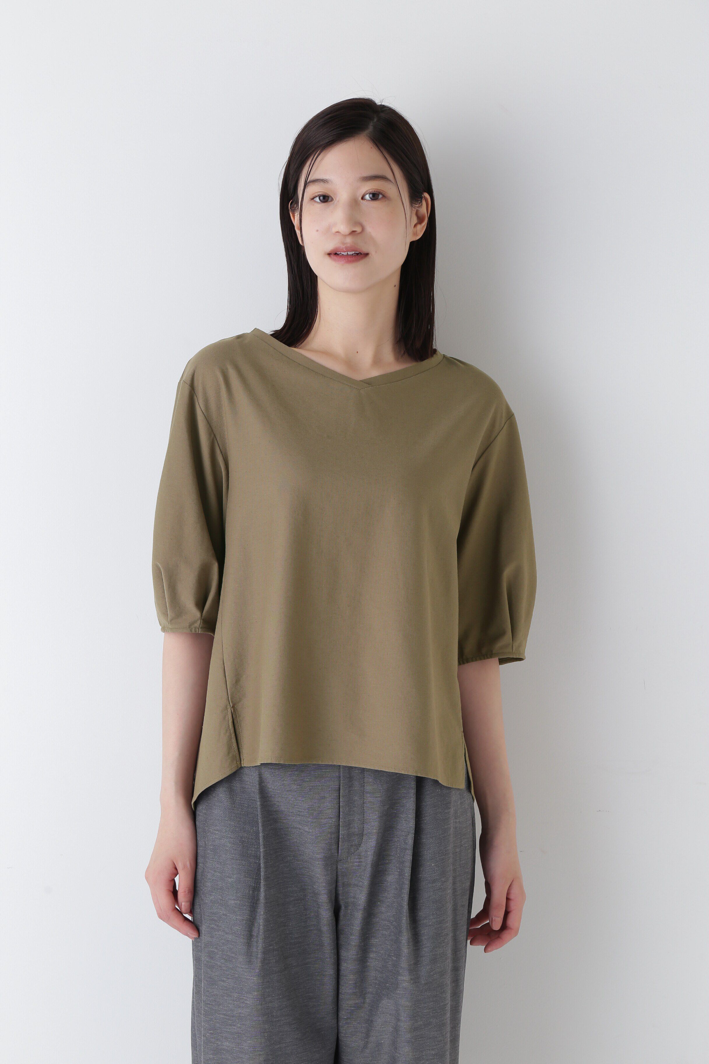  「◆フハクドッキングＶネックプルオーバー」|Tシャツ・カットソー|