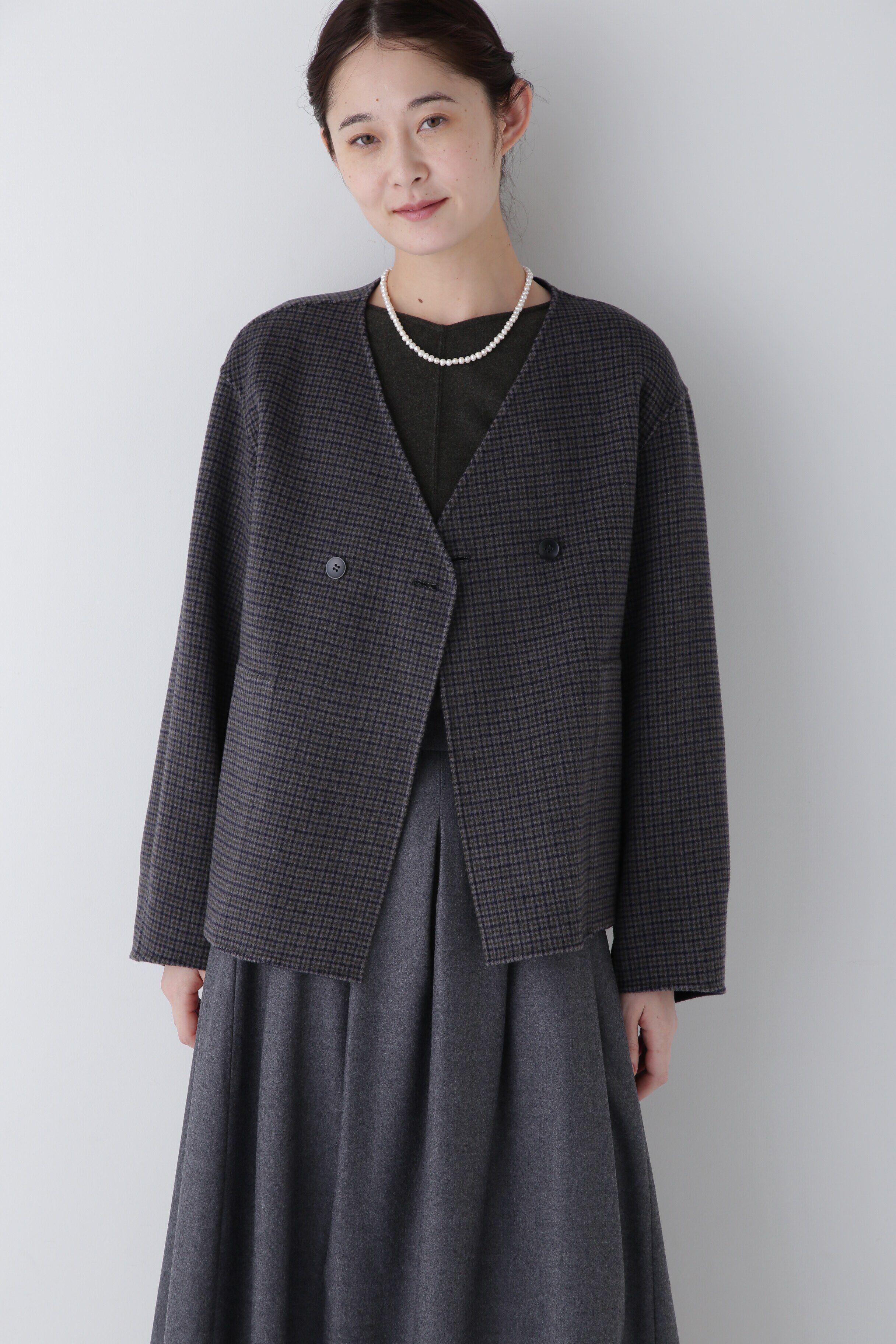  「◆リバーショートジャケットブルゾン」|ブルゾン・スタジャン|