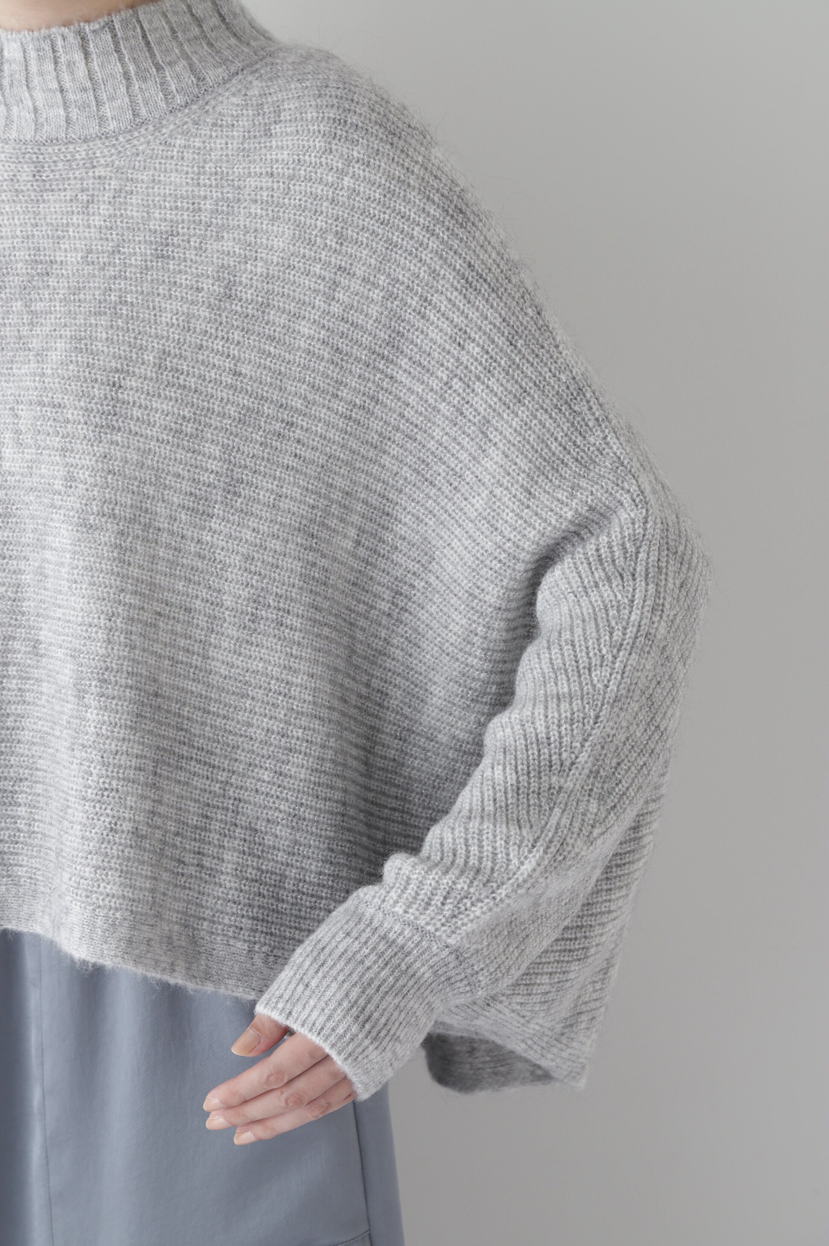  「◆ラメ畦プルオーバー」|ニット・セーター|