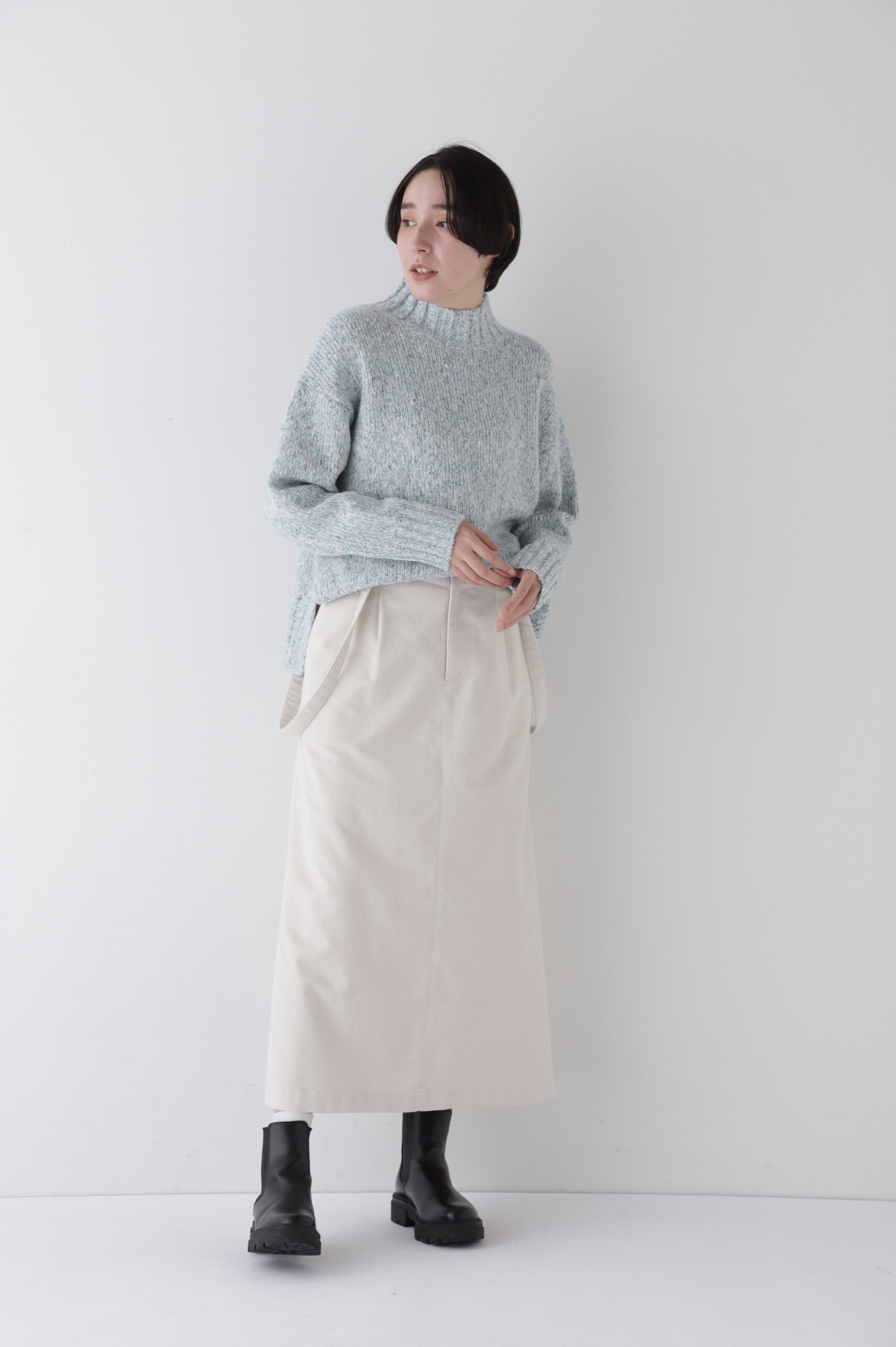  「◆ストレッチエアリードットコードサスペンダースカート」|スカート|