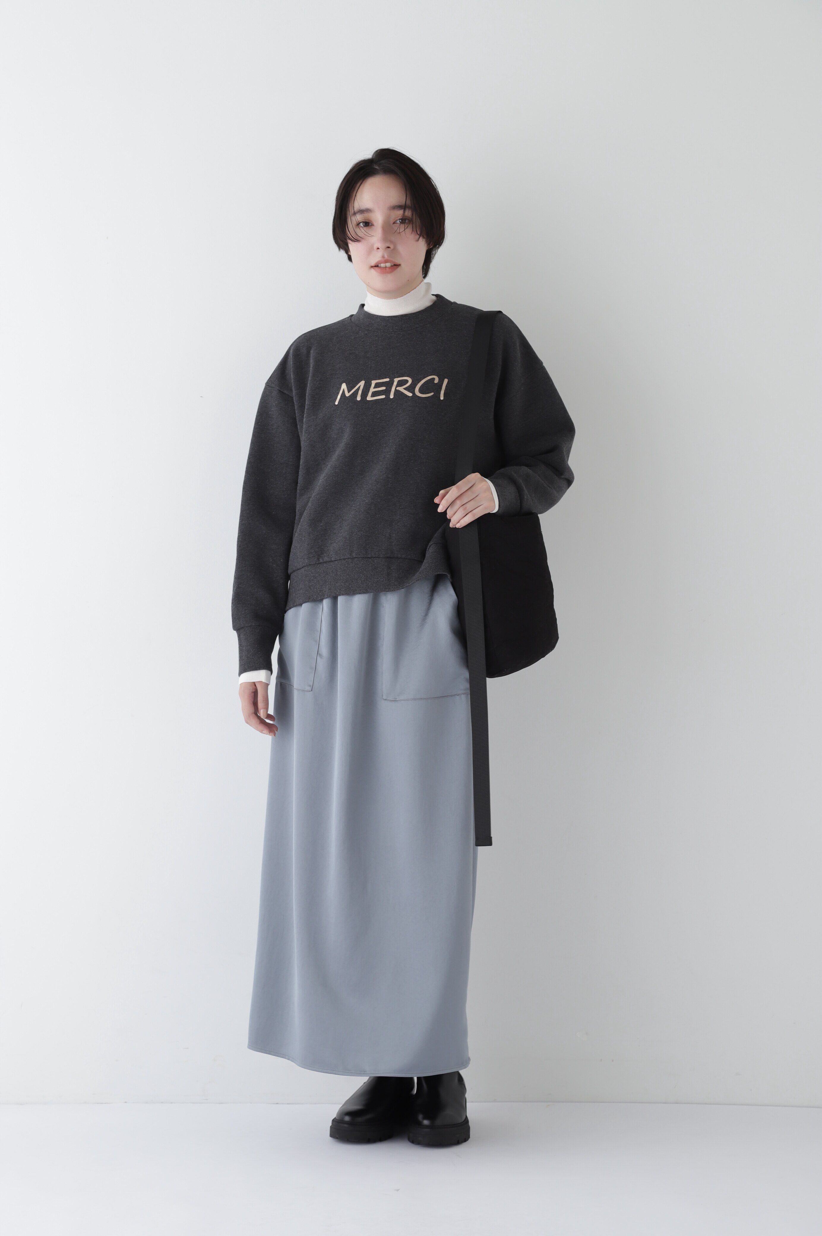  「◆ワッシャーサテンワークディティールスカート」|スカート|