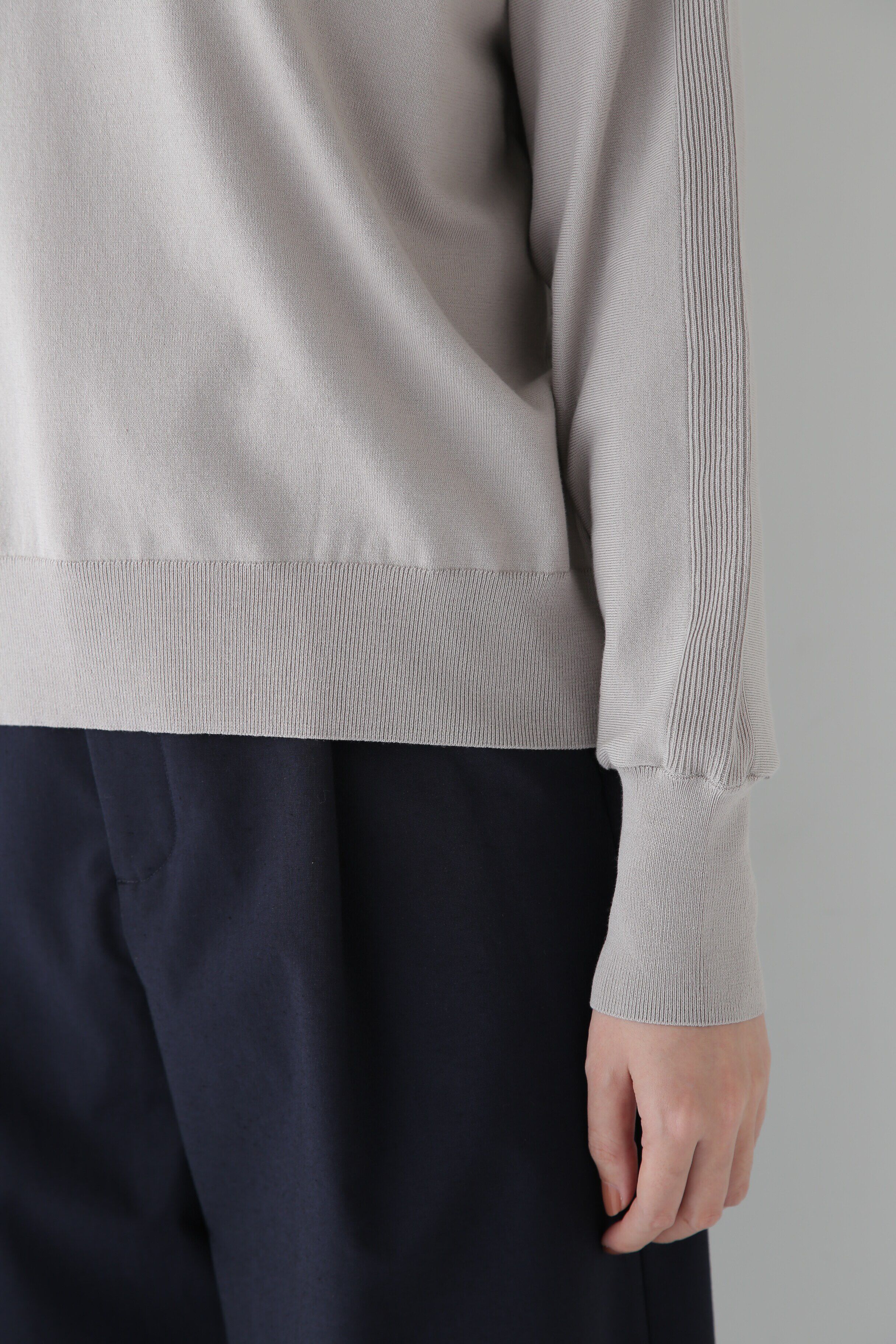  「◆【ウォッシャブル】ハイゲージオーガニックコットンプルオーバー」|ニット・セーター|