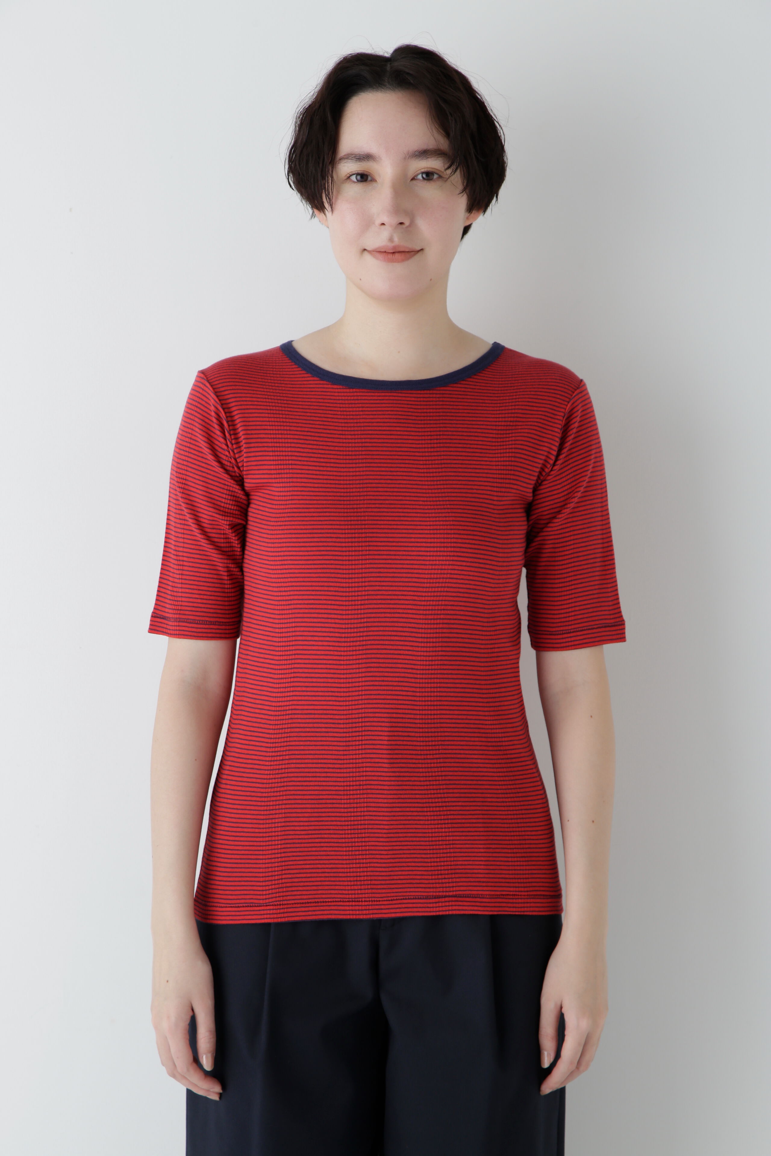  「◆リブクルーＴシャツ」|Tシャツ・カットソー|