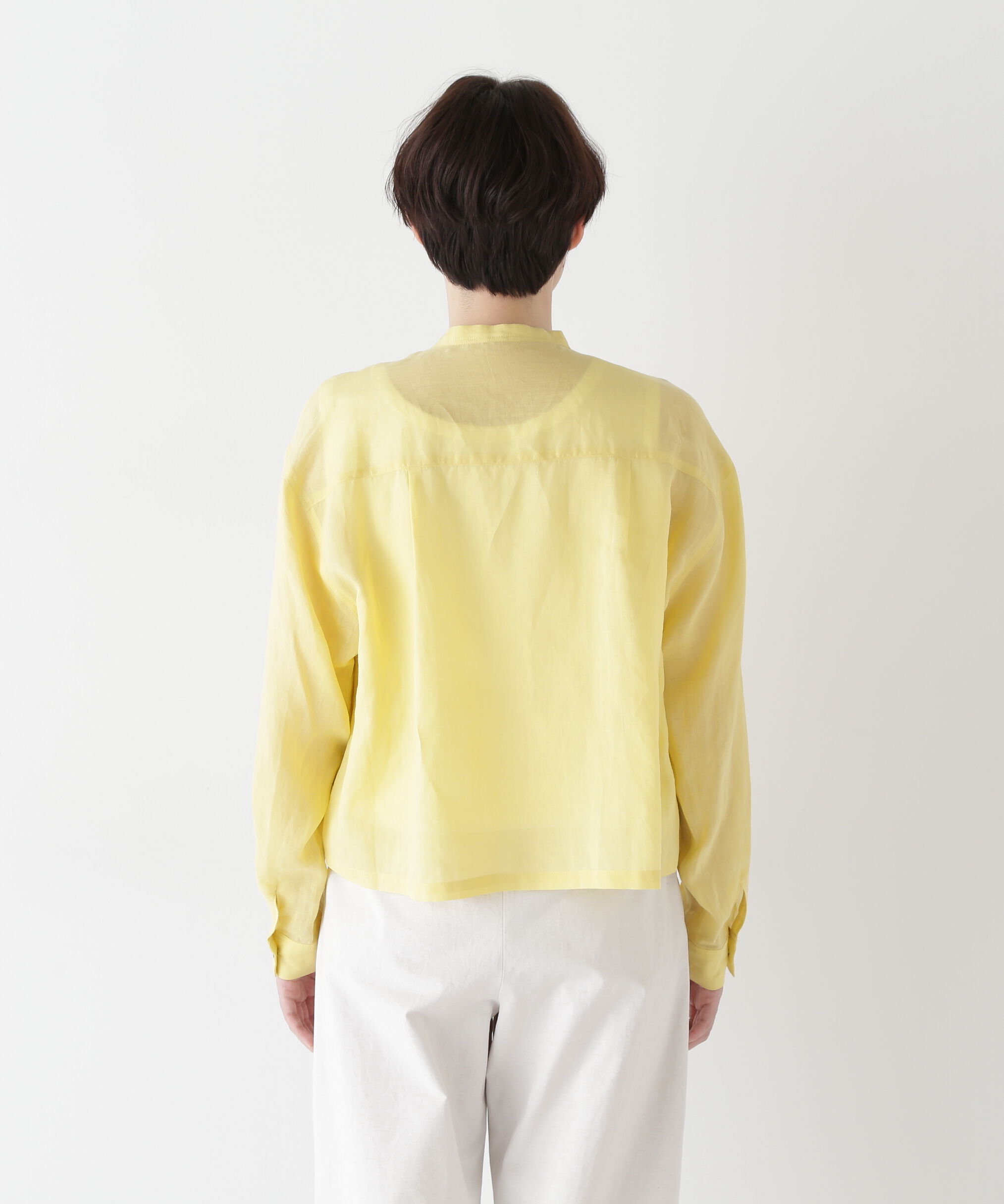  「◆ラミーバンドカラーシャツブラウス」|シャツ・ブラウス|