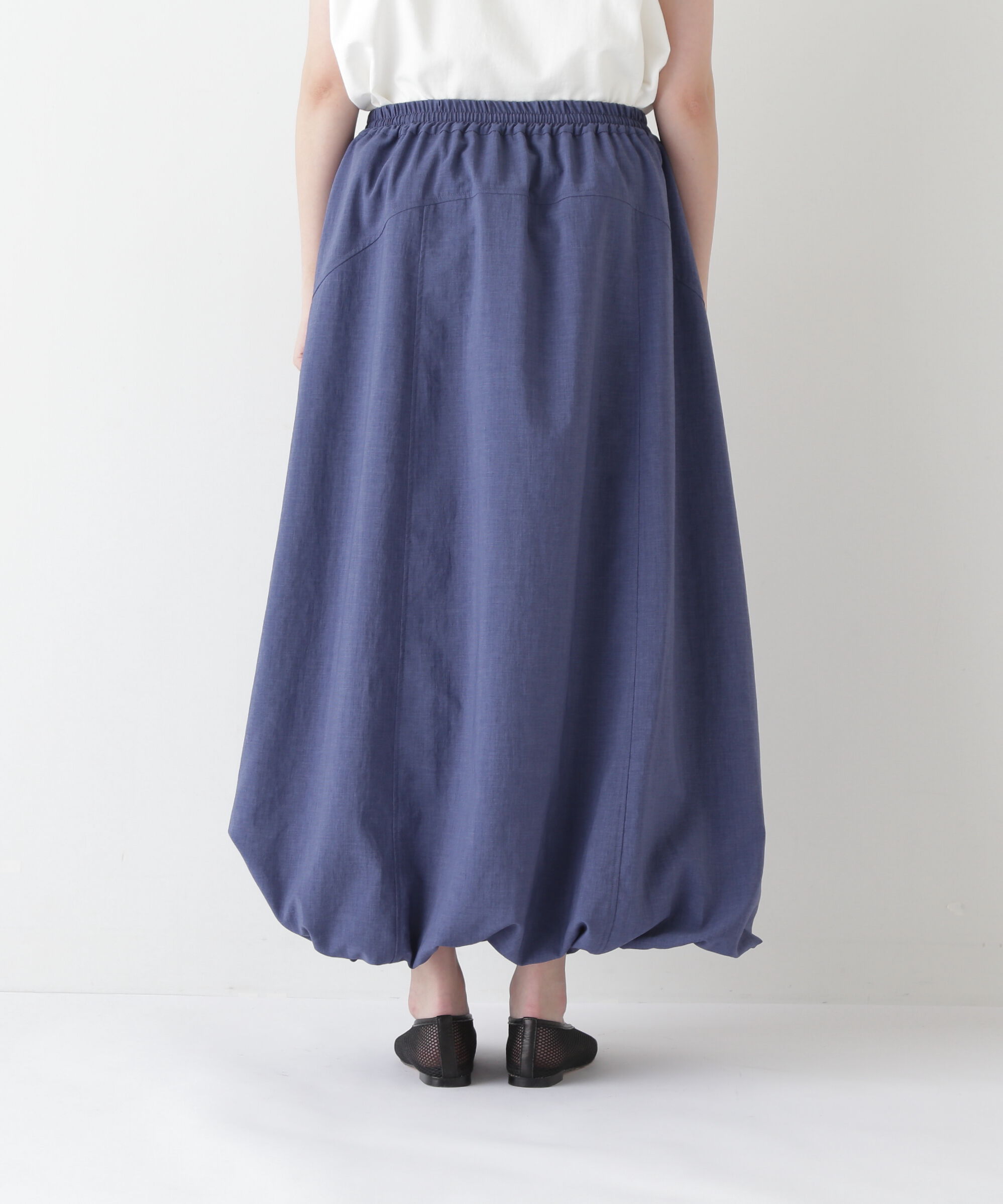  「◆【接触冷感・吸汗、速乾・吸水速乾】ドライポリエステルストレッチポプリンスカート」|スカート|