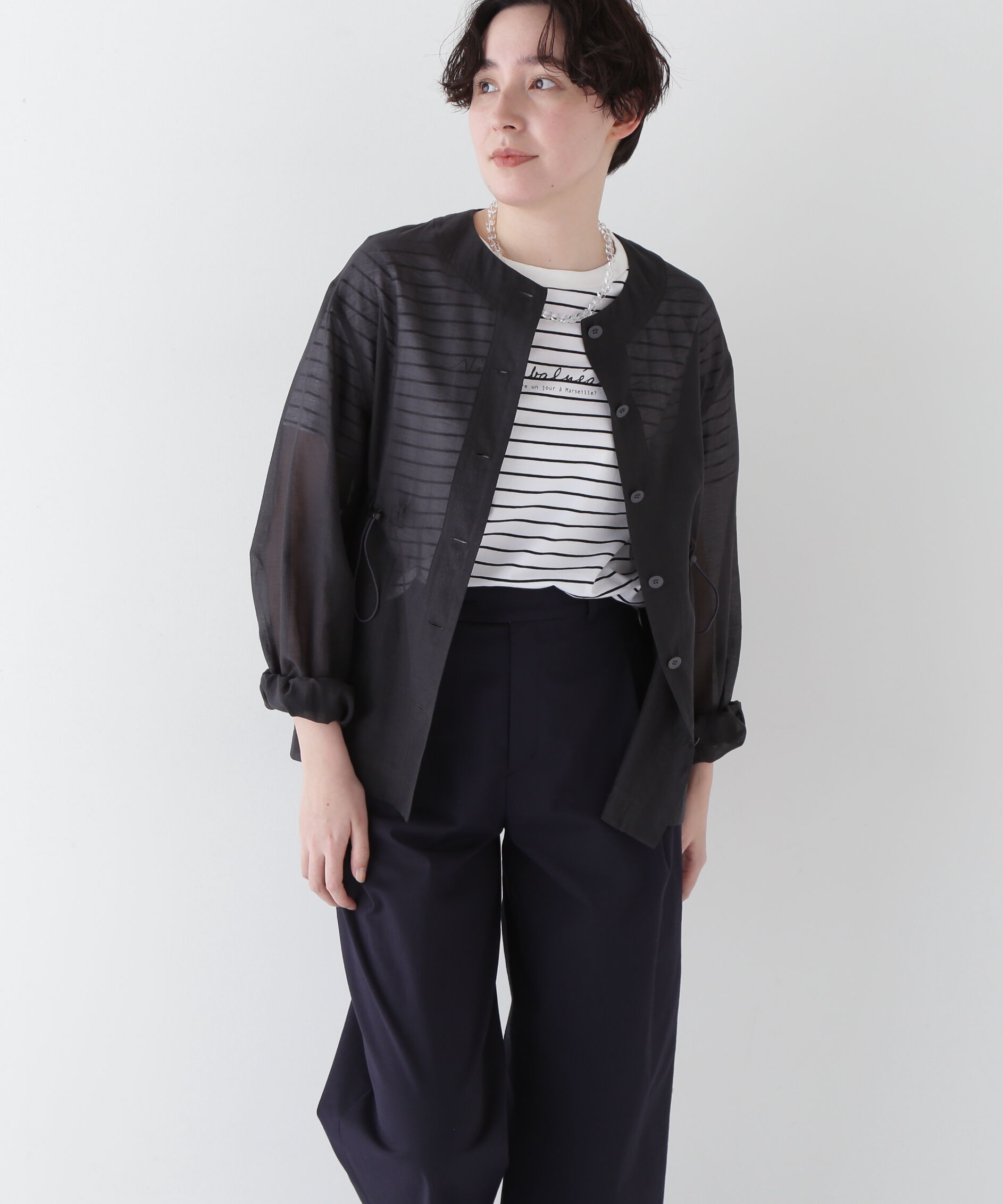  「◆シアータフタユーティリティノーカラージャケット」|その他|