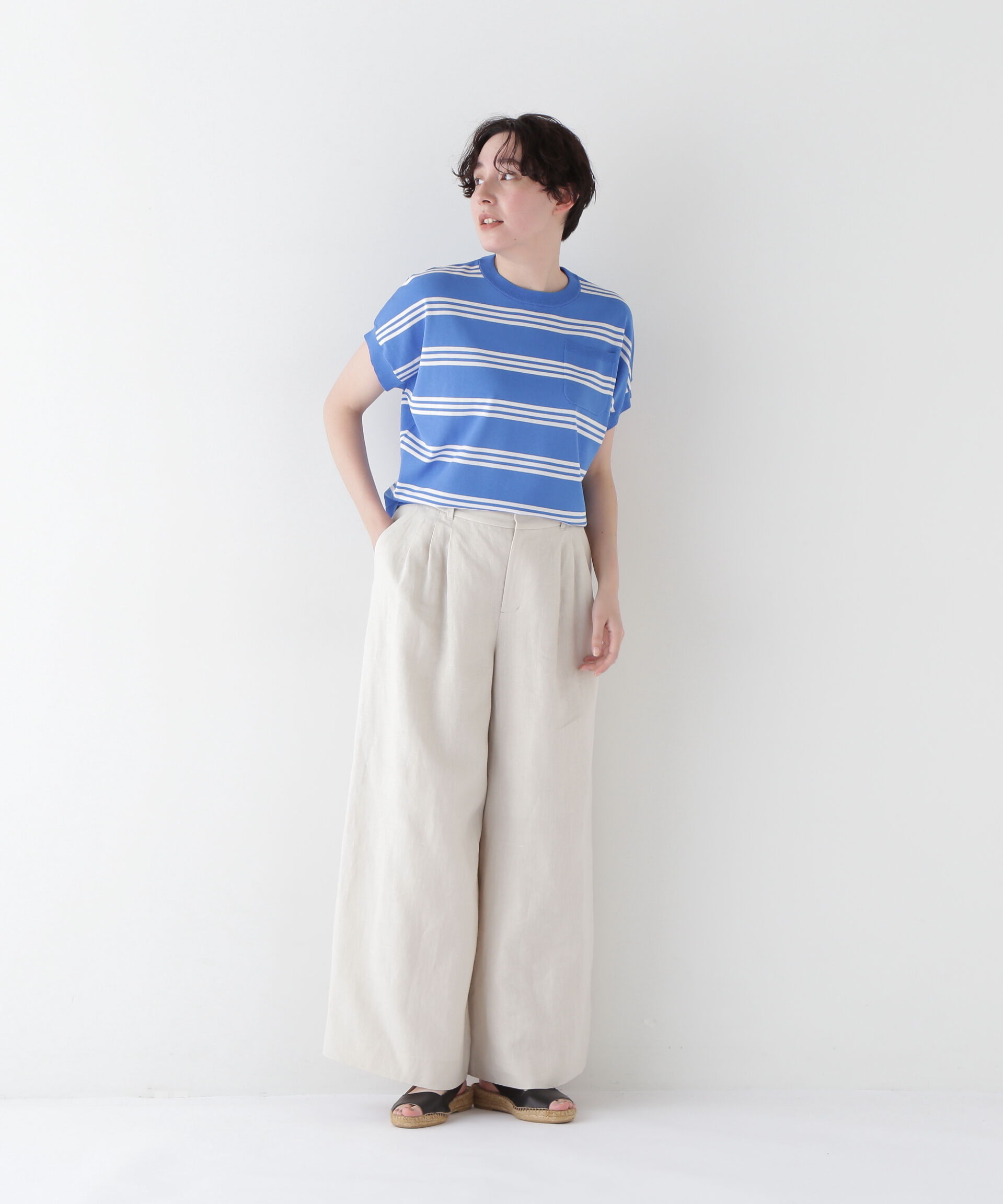  「◆ランダムボーダープルオーバー」|ニット・セーター|