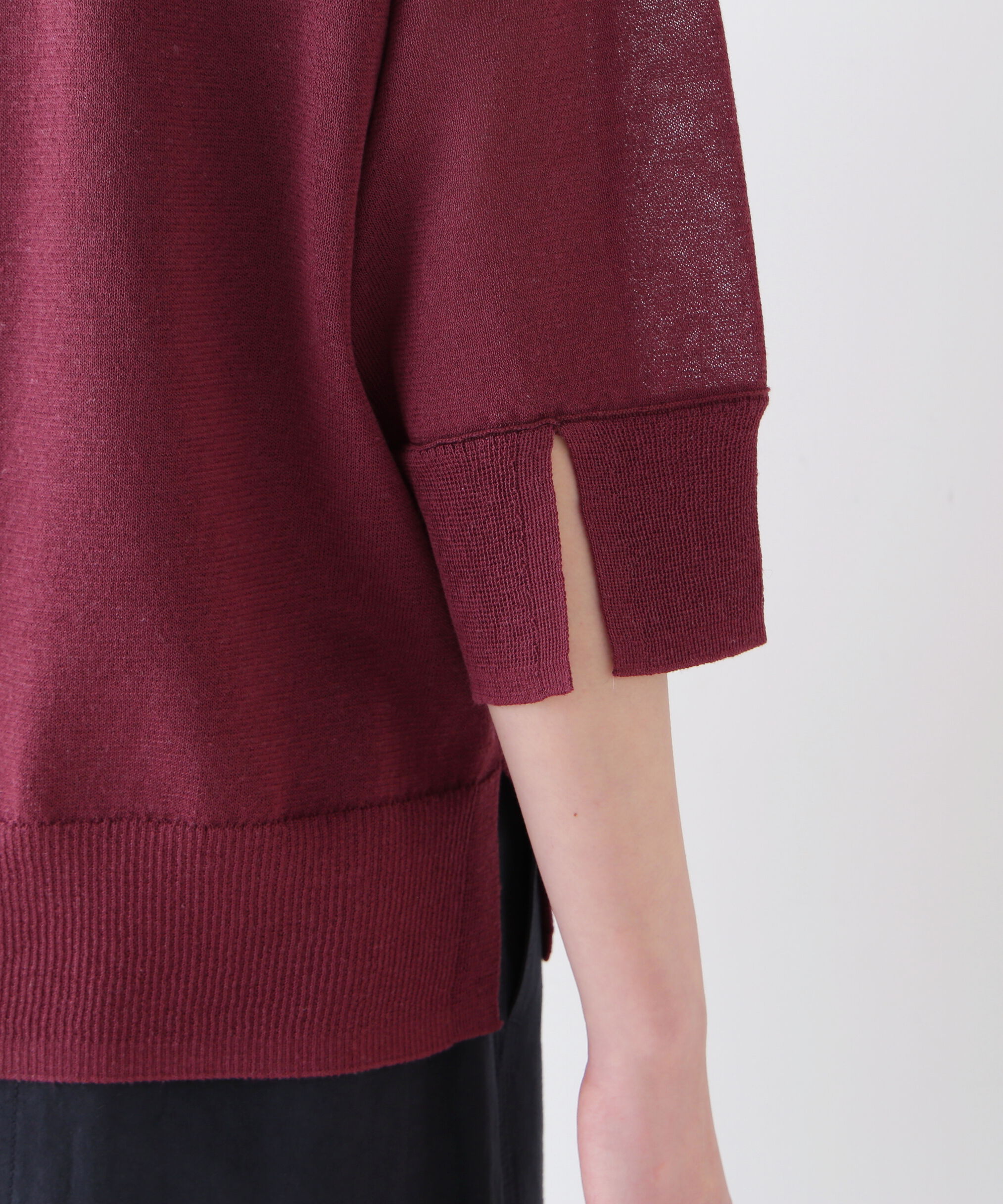  「◆シアーハイゲージクルーネックプルオーバー」|ニット・セーター|