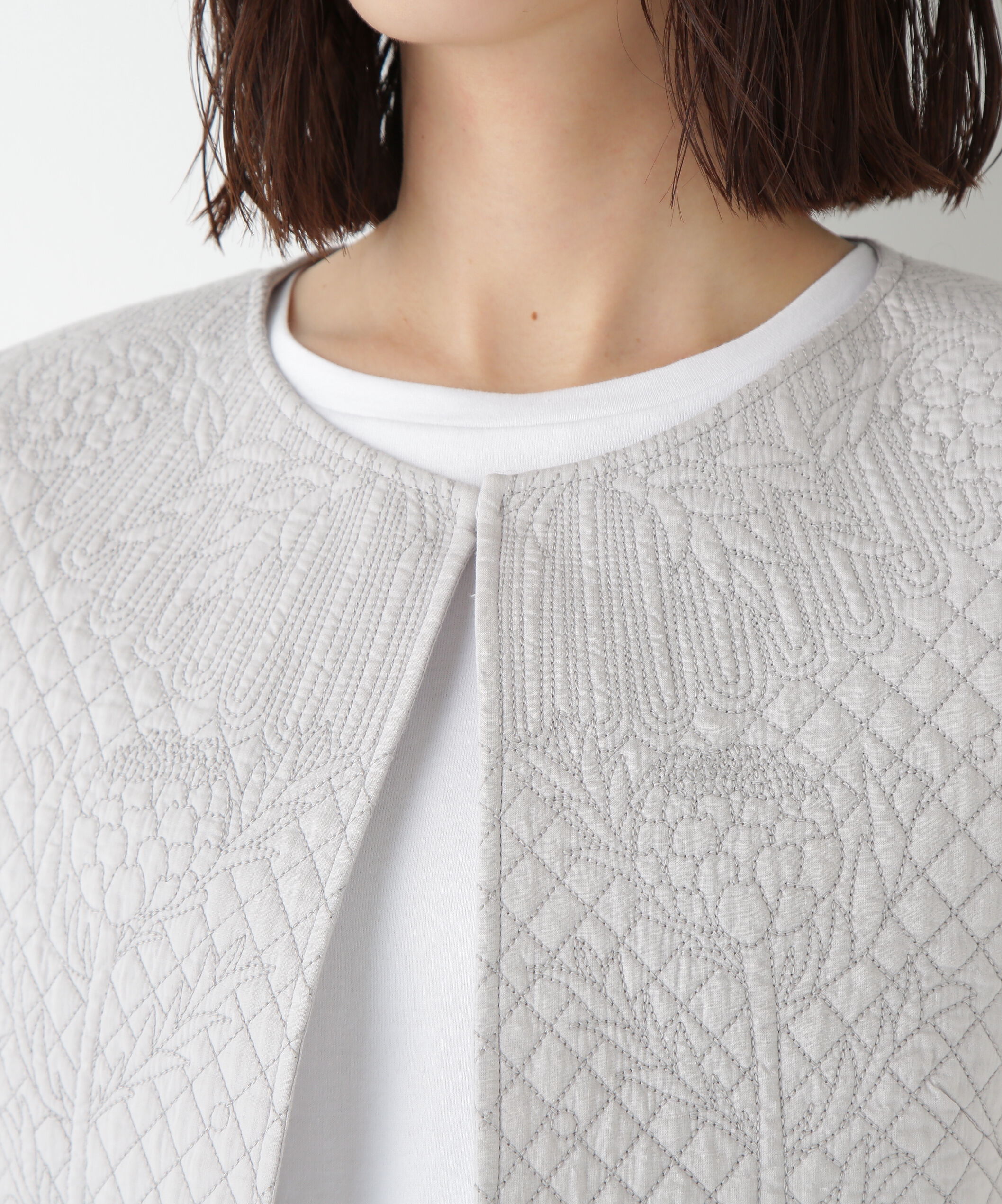  「◆インドコットンボイルキルティングジレ」|シャツ・ブラウス|