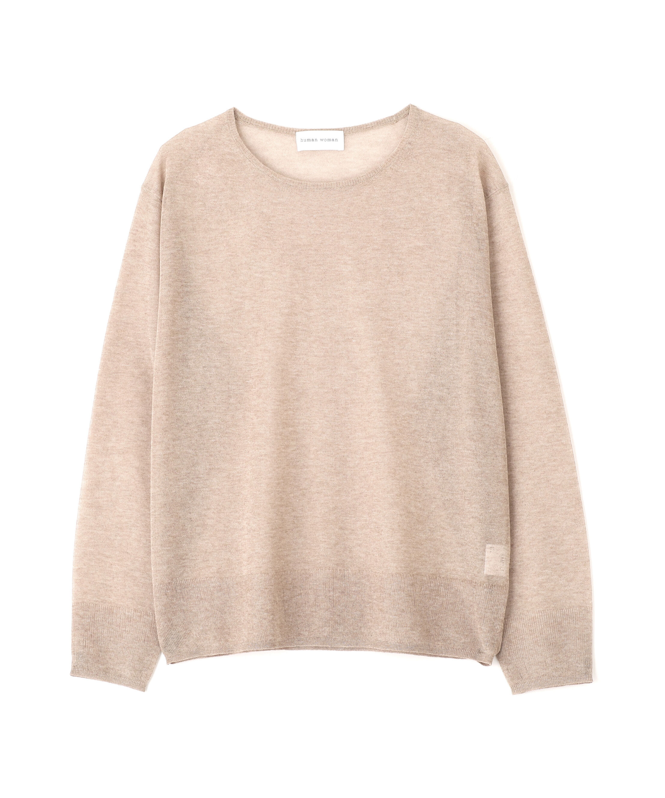  「◆ハイゲージラメクルーネックプルオーバー」|ニット・セーター|