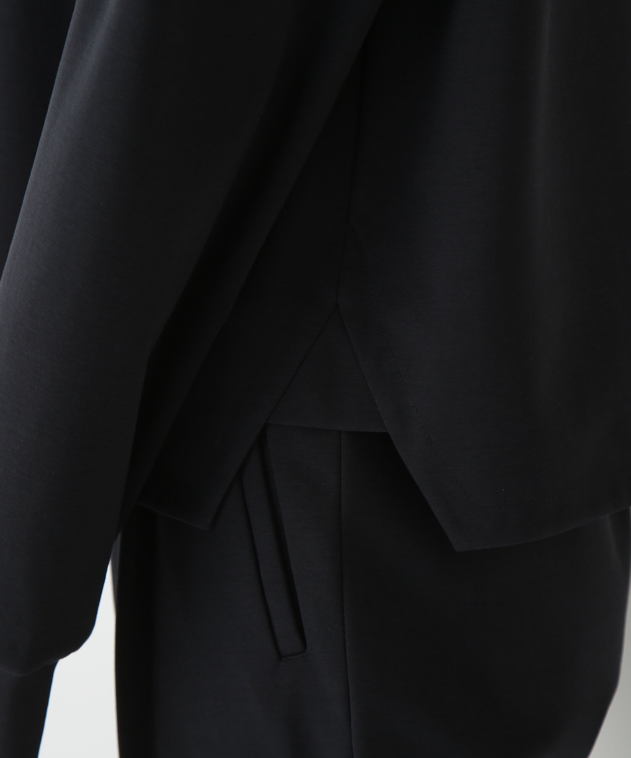  「◆ストレッチポンチシャツカラードッキングプルオーバー」|Tシャツ・カットソー|