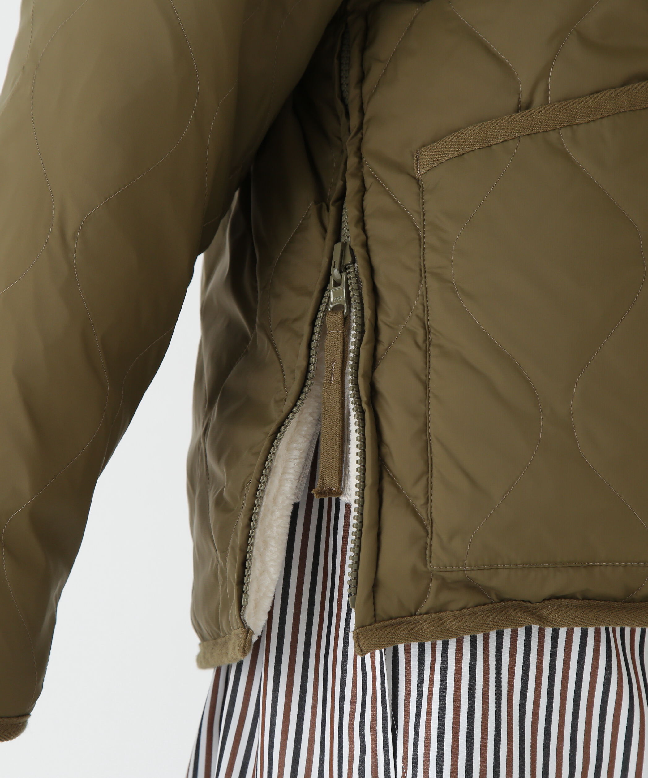  「◆リバーシブルボアダウンブルゾン」|ブルゾン・スタジャン|