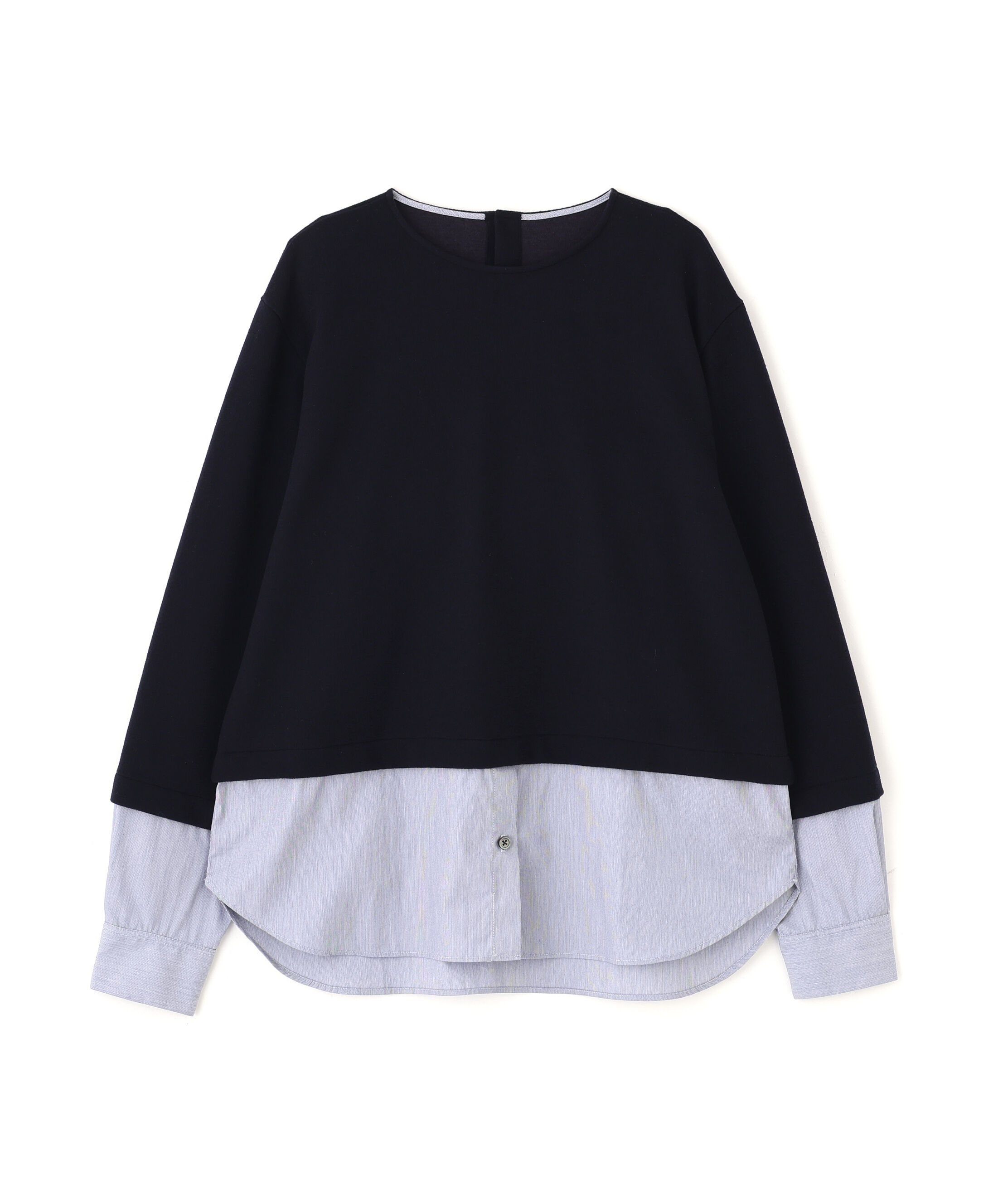  「◆シャツドッキングミルドジャージープルオーバー」|Tシャツ・カットソー|