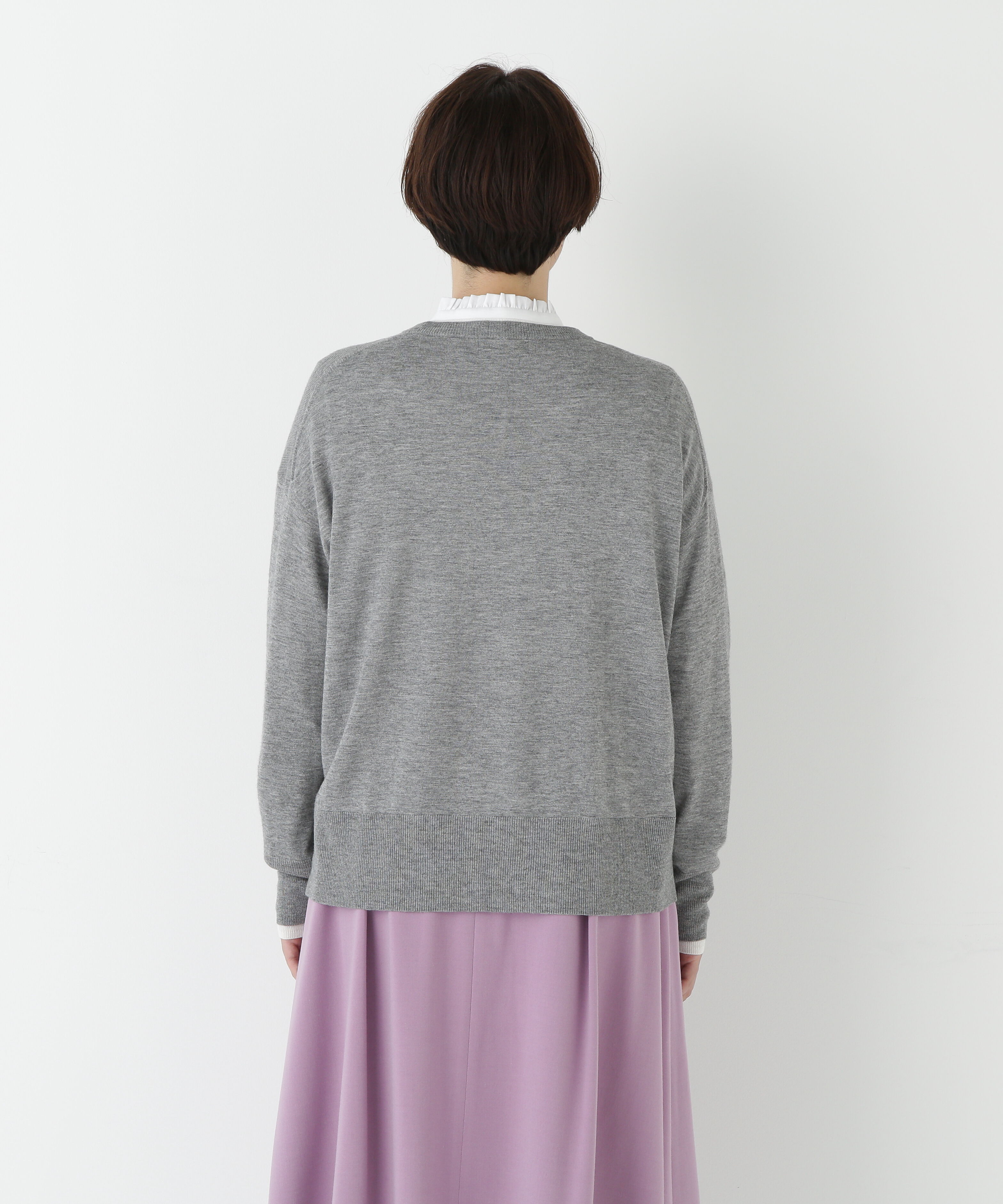  「◆ハイゲージバイカラーハイネックプルオーバー」|ニット・セーター|