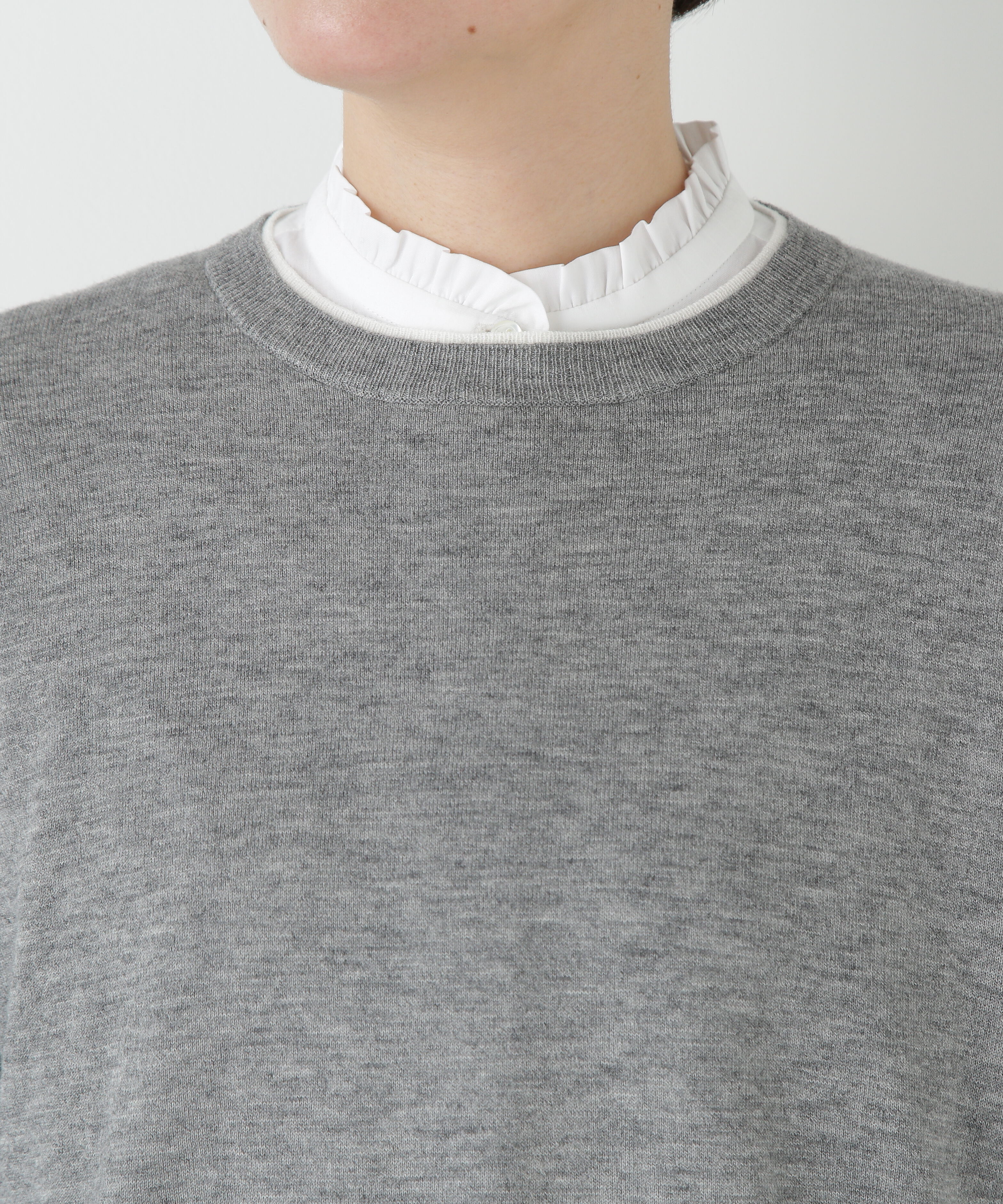  「◆ハイゲージバイカラーハイネックプルオーバー」|ニット・セーター|