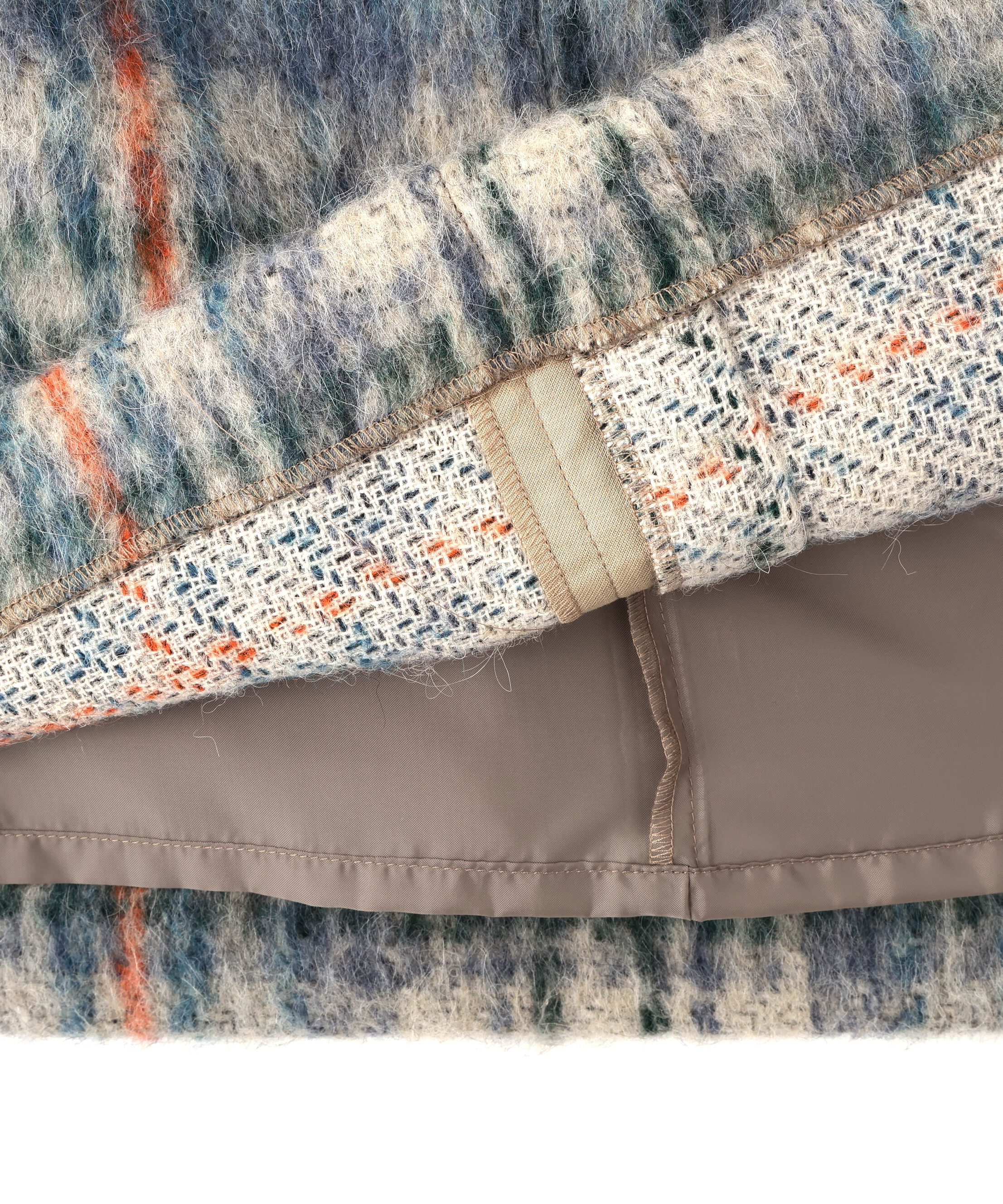  「シャギーチェックベイカーＡラインスカート」|スカート|