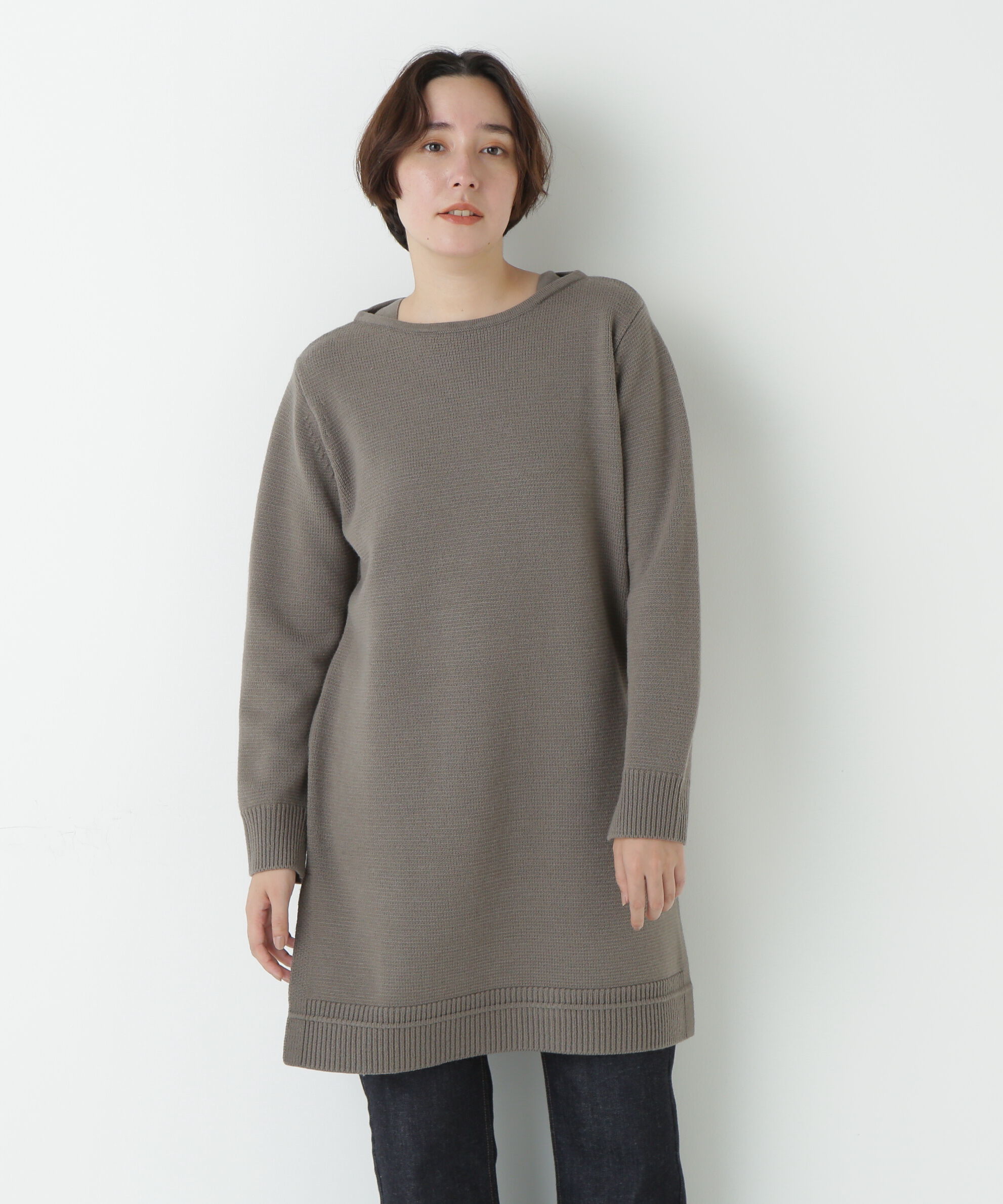  「度違い天竺ミニワンピース」|ワンピース|モカ1