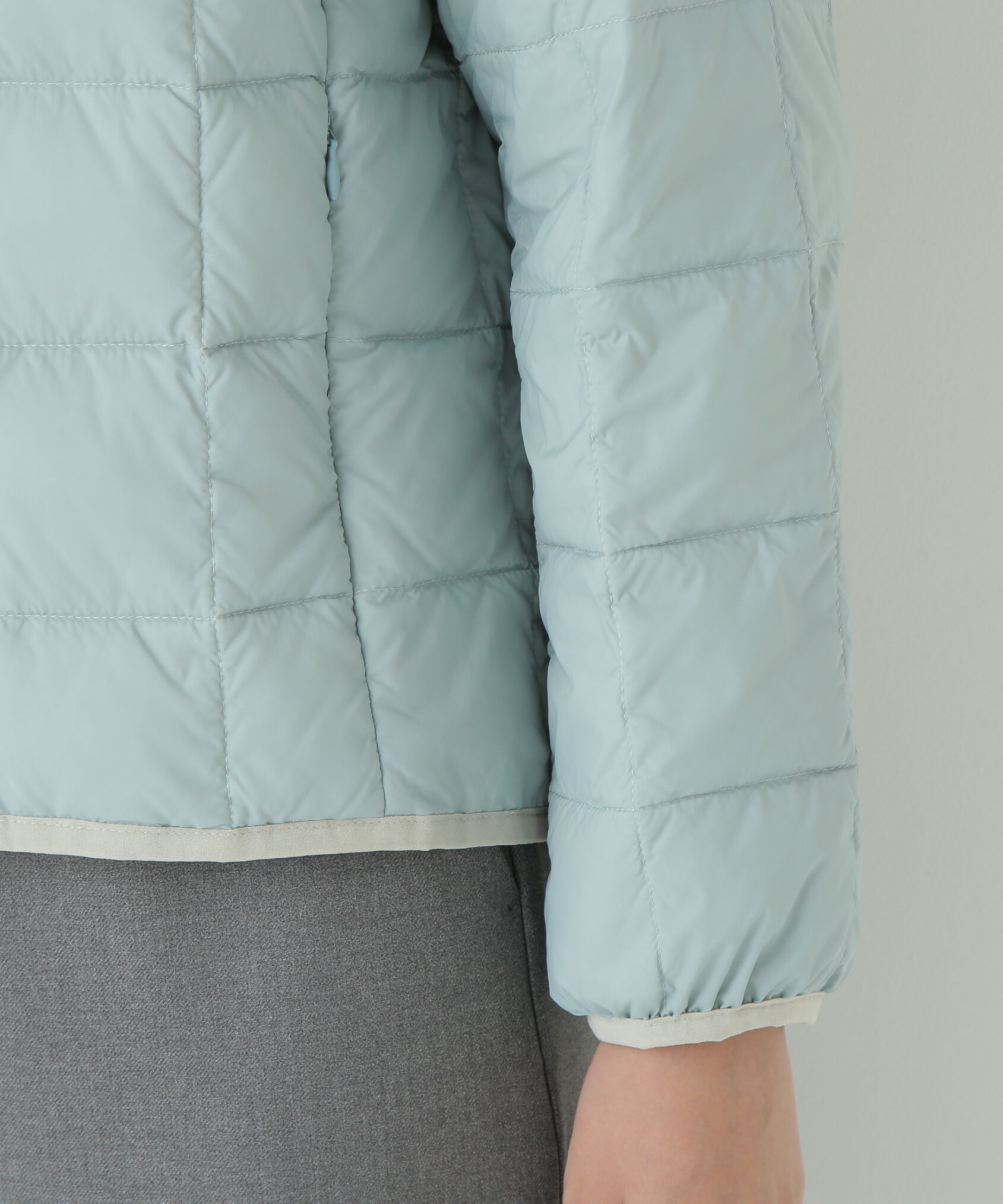  「◆≪ＴＡＩＯＮコラボ≫リバーシブルクルーネックダウンブルゾン」|ブルゾン・スタジャン|