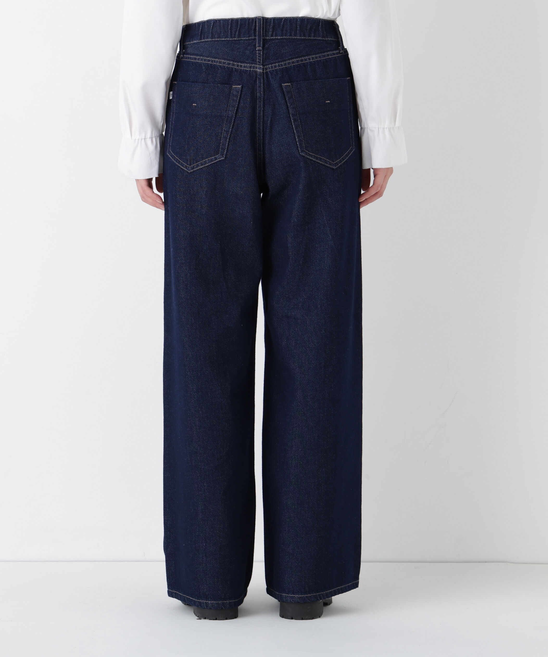  「◆ソフトデニムセミワイドパンツ」|その他|