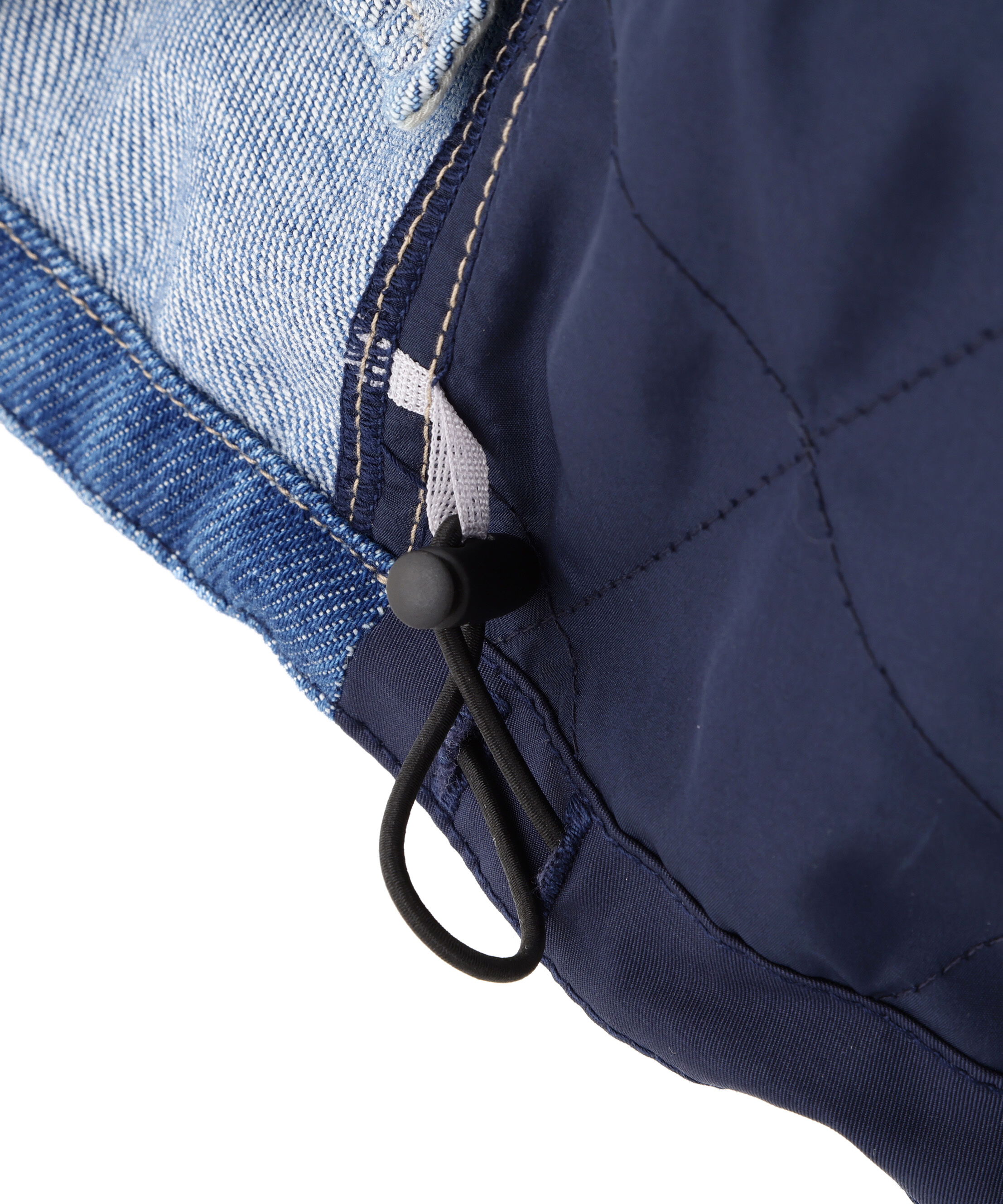  「◆《ウォッシャブル》ソフトデニムドッキングブルゾン」|ブルゾン・スタジャン|