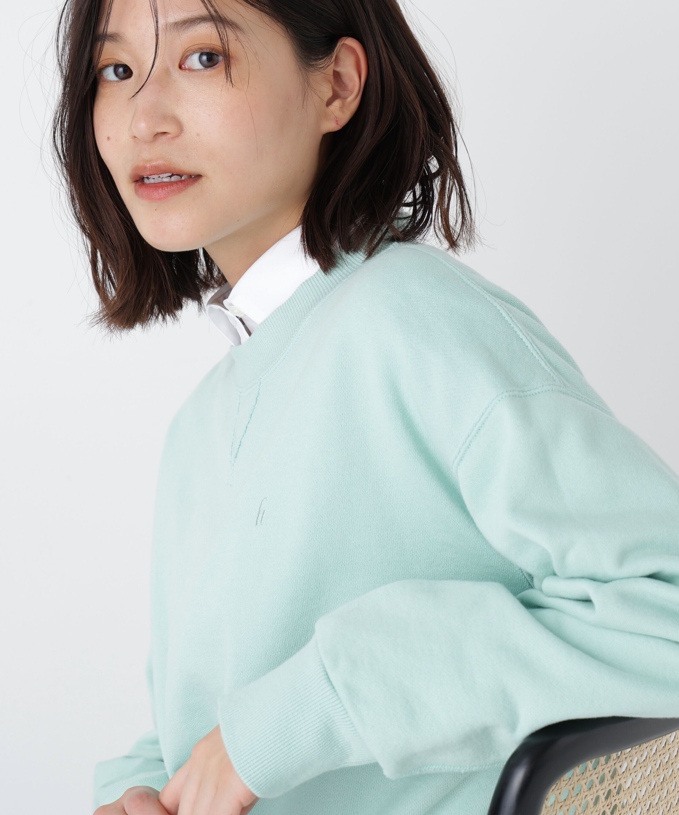  「◆ロゴ刺繍カラースウェット」|Tシャツ・カットソー|