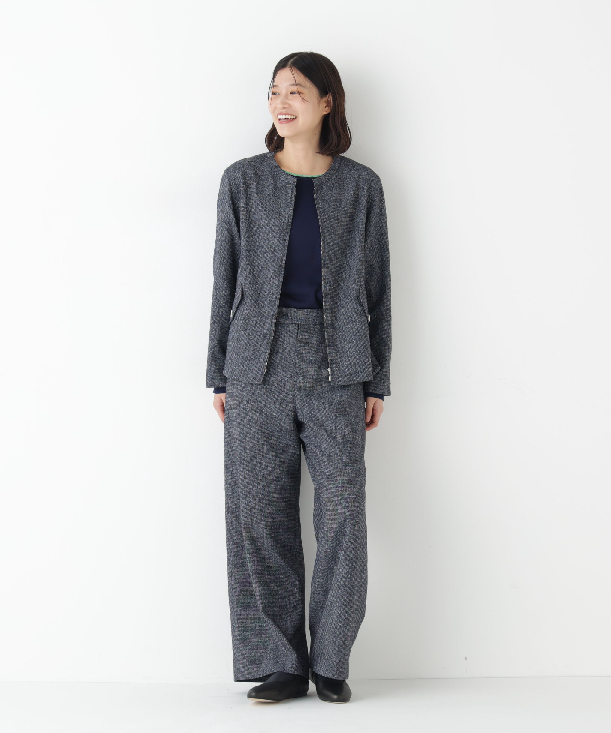  「◆《セットアップ可》ツィードフラップセミワイド」|その他|