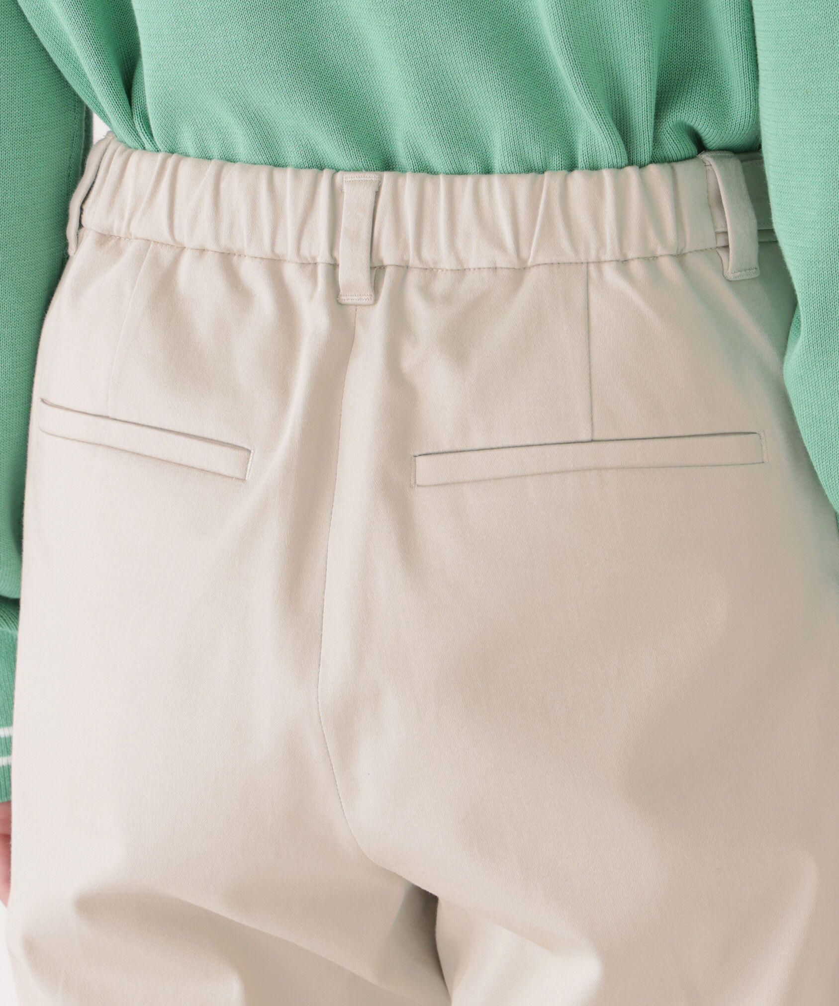  「◆サテンストレッチ細身ストレートパンツ」|その他|