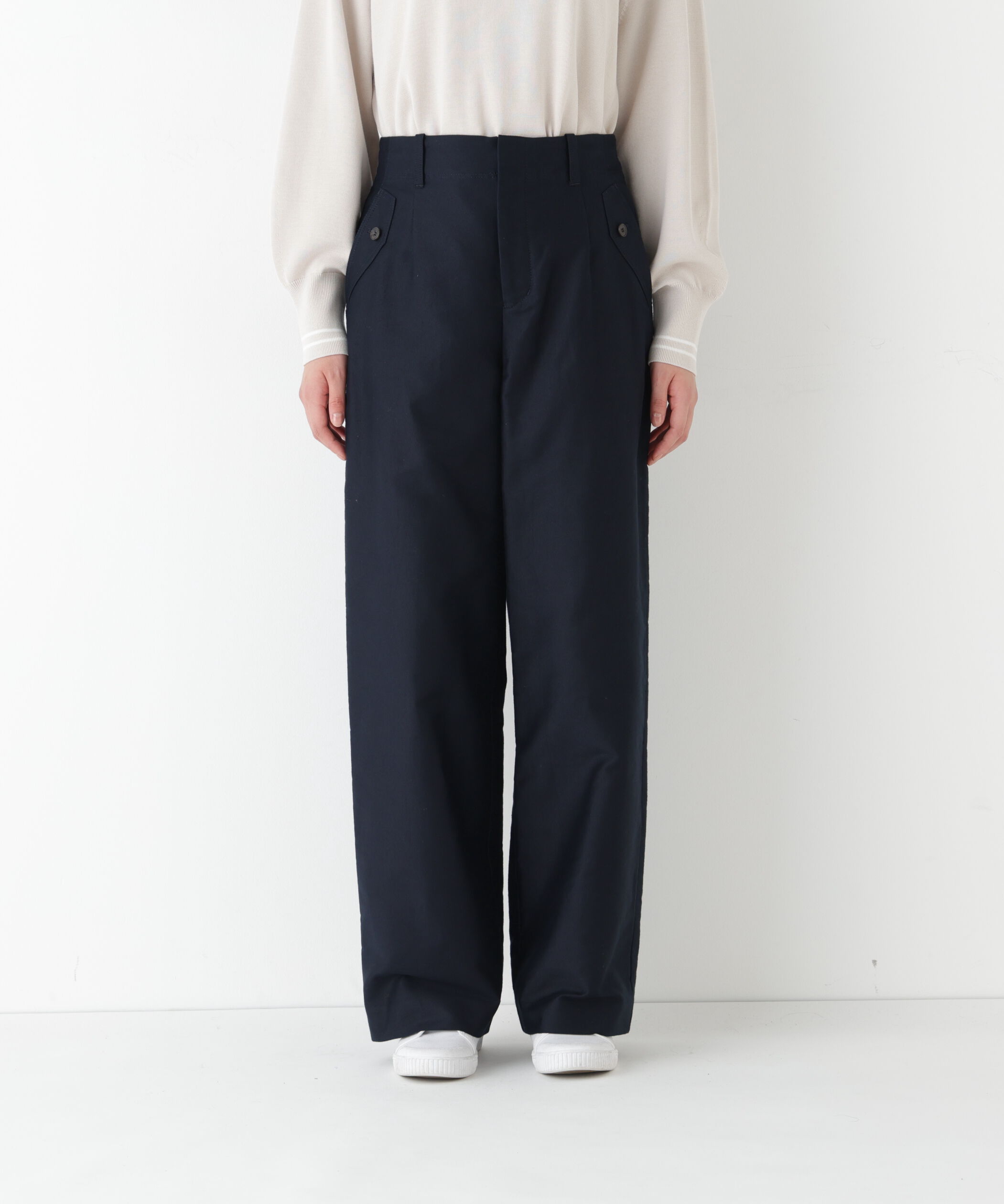  「◆《マルチサイズ/ウォッシャブル》ライトモールスキンセミワイドパンツ」|その他|