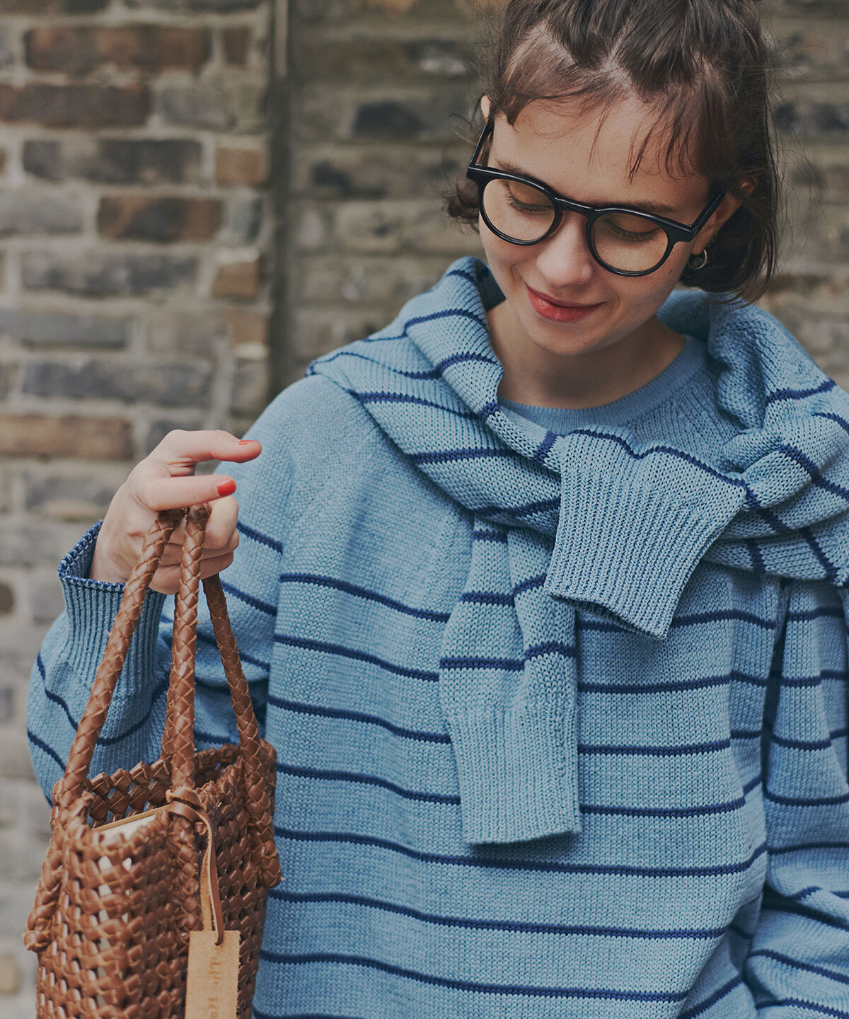  「◆《ウォッシャブル》ギマコットンキーネックカーディガン」|ニット・セーター|