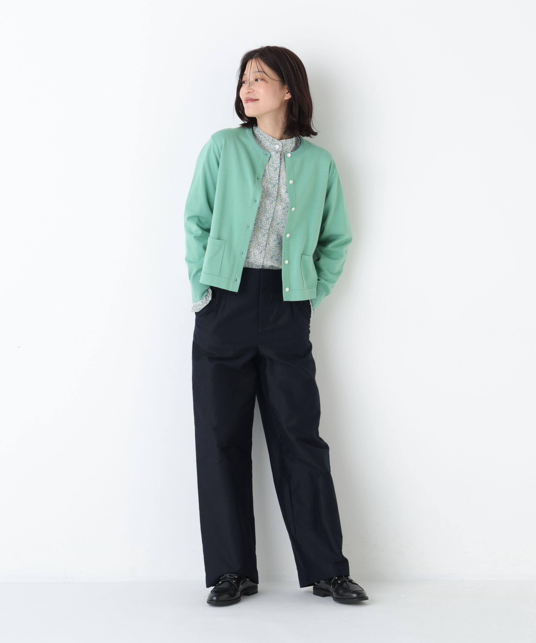  「◆《ｳｫｯｼｬﾌﾞﾙ》ｵｰｶﾞﾆｯｸｺｯﾄﾝ混ﾌﾟﾚｰﾃｨﾝｸﾞﾗ 」|ニット・セーター|