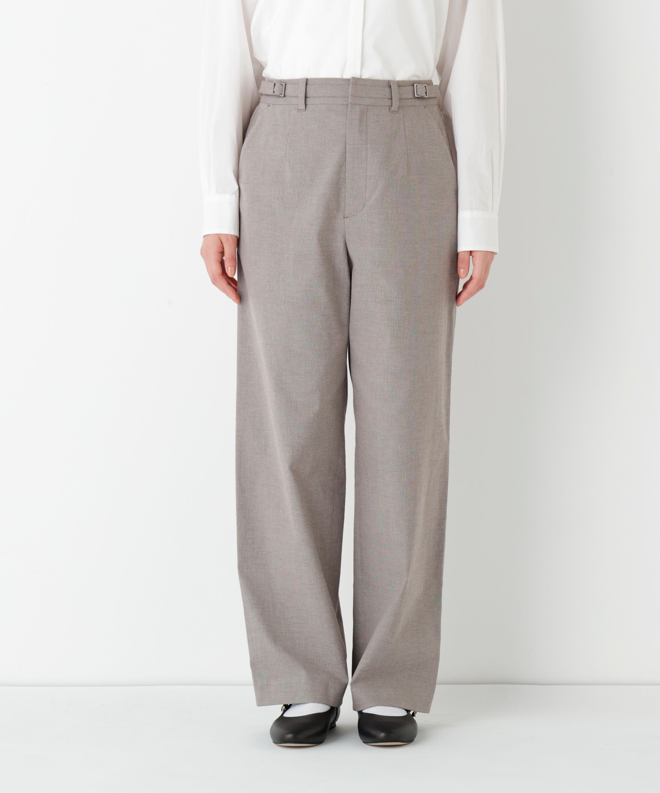  「◆《マルチサイズ/ウォッシャブル》ドビーストレッチストレートパンツ」|その他|