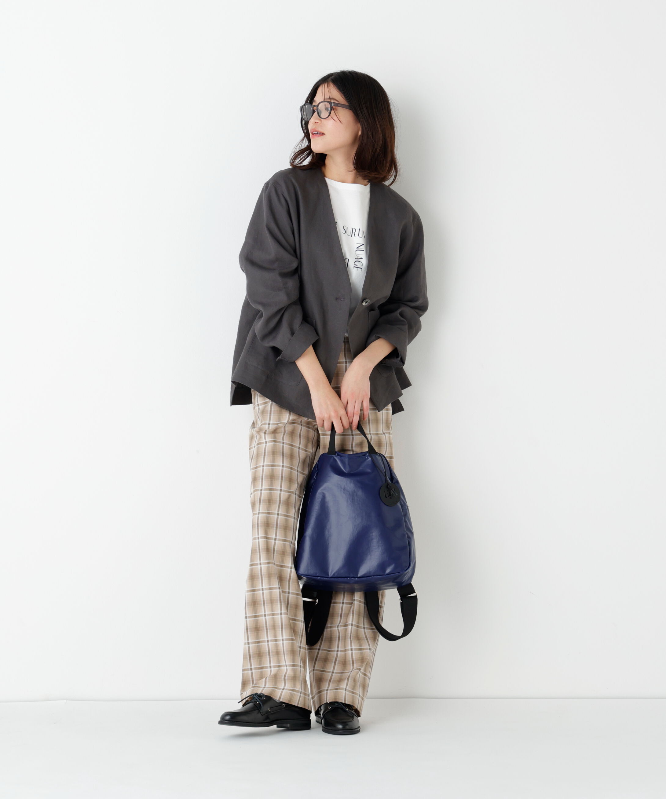  「◆≪ウォッシャブル≫先染めチェックストレートパンツ」|その他|