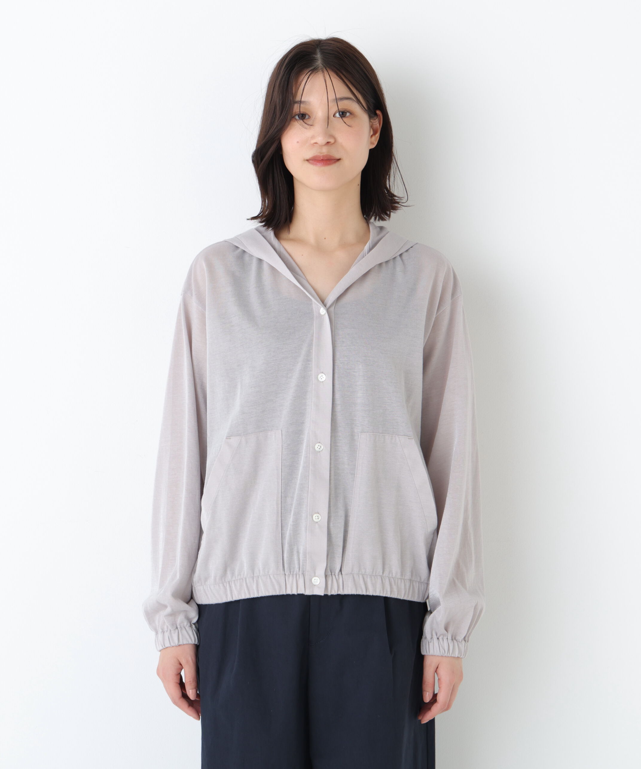  「◆シアー天竺フーディーハオリ」|Tシャツ・カットソー|