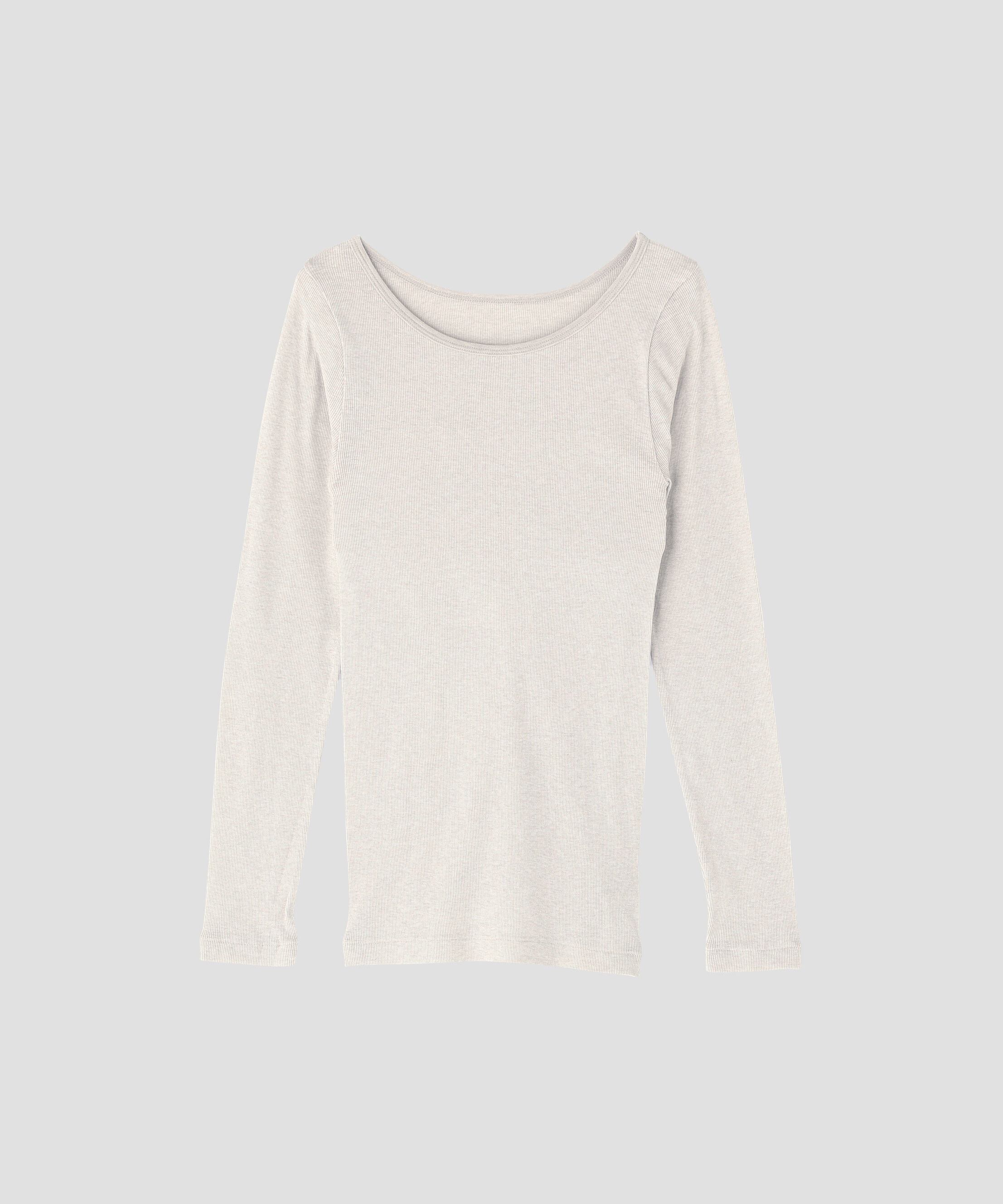 MARGARET HOWELL HOUSEHOLDGOODS「COTTON SILK RIB TOP」|Tシャツ・カットソー|