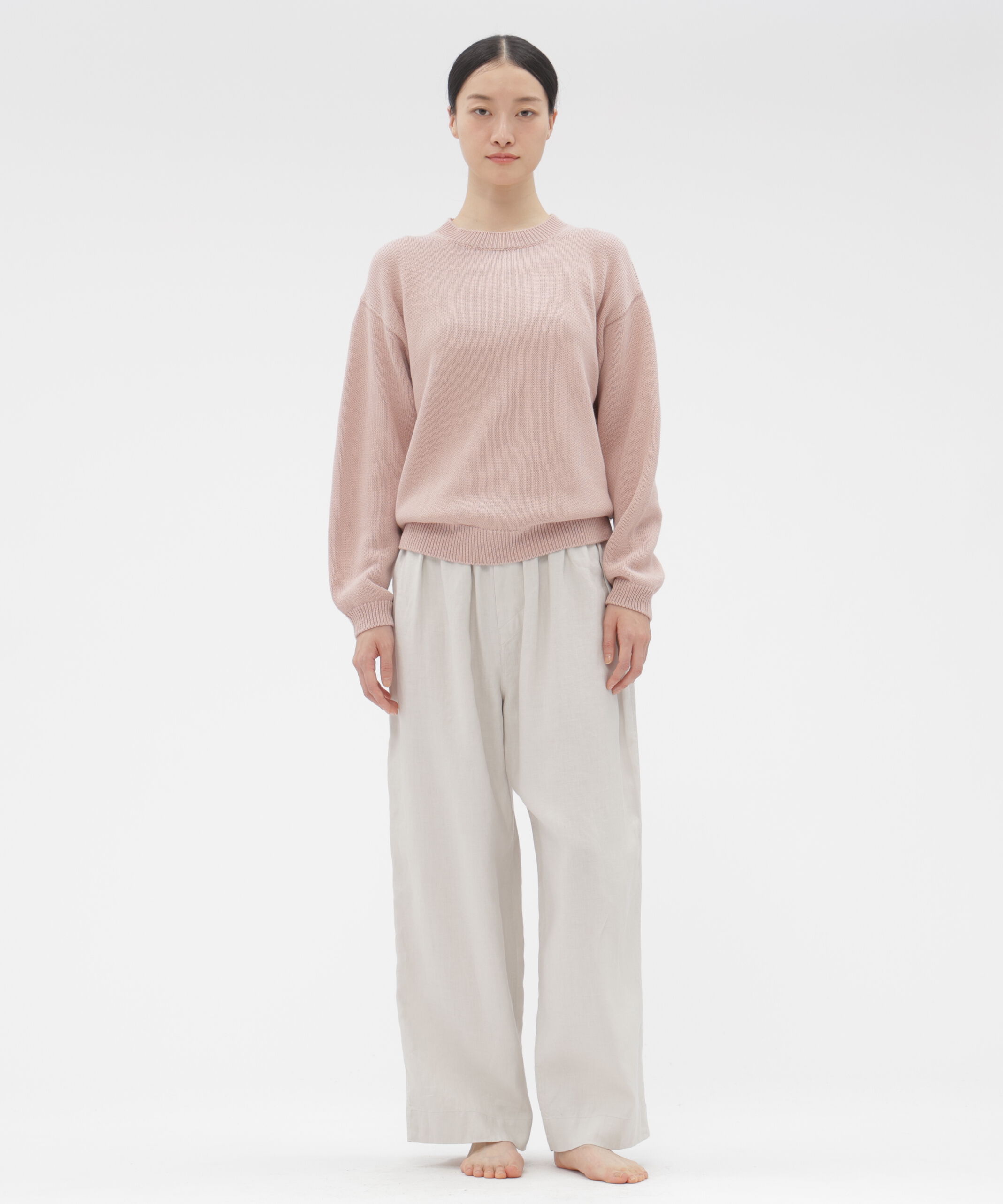 MARGARET HOWELL HOUSEHOLDGOODS「HIGH TWIST COTTON LINEN KNITWEAR」|ニット・セーター|