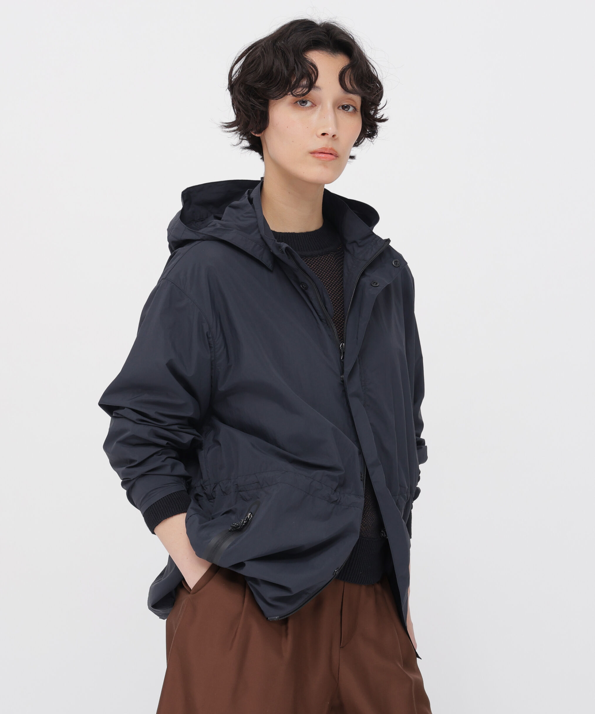  「RECYCLED LIGHTWEIGHT NYLON POPLIN BLOUSON」|その他|BLACK